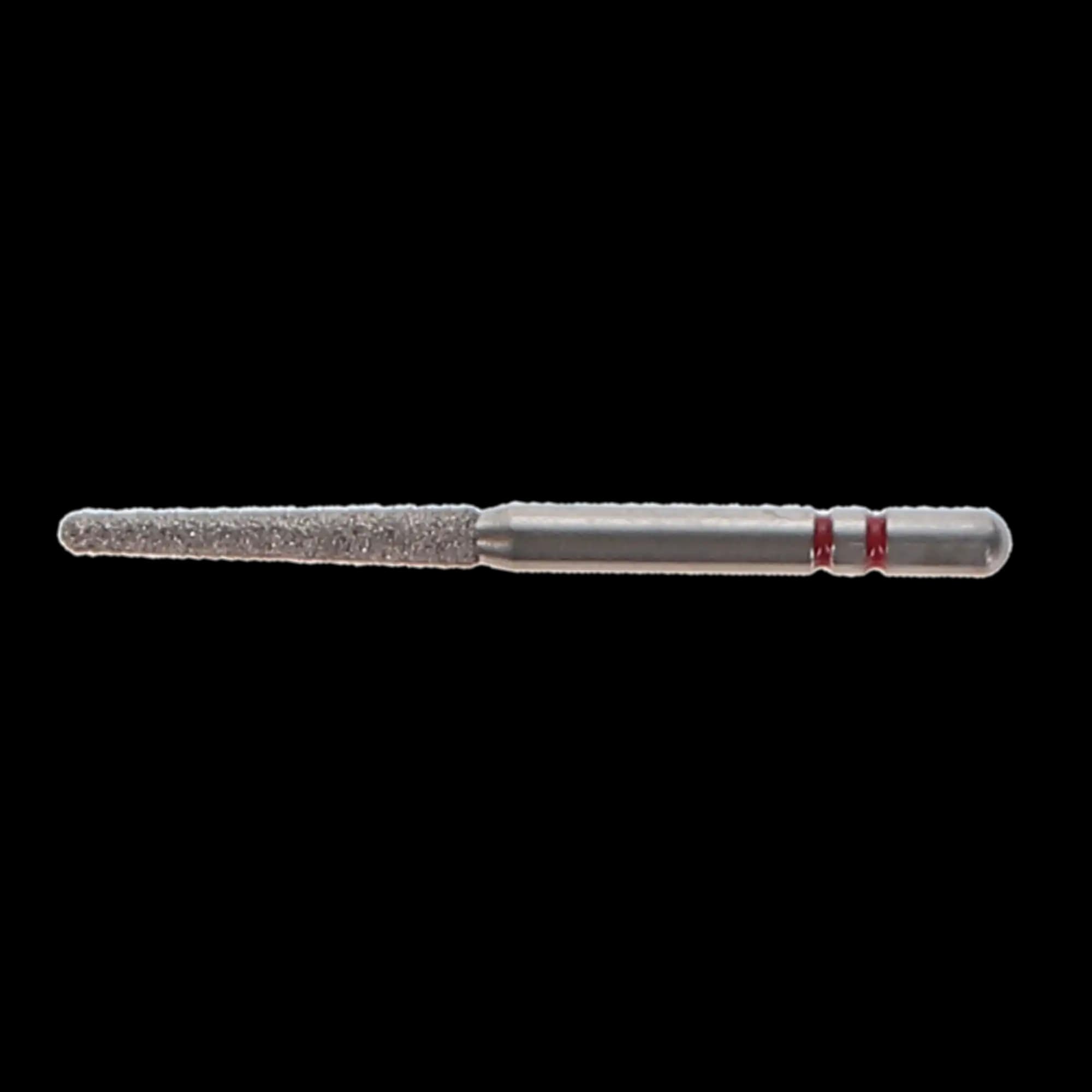 Two Striper Diamond Bur, FG, Round-End Taper, 782.10, Fine, Red, 1.6 mm Major/1.1 mm Minor, 10 mm Length, 5/Pk, 2015435 thumbnail 6