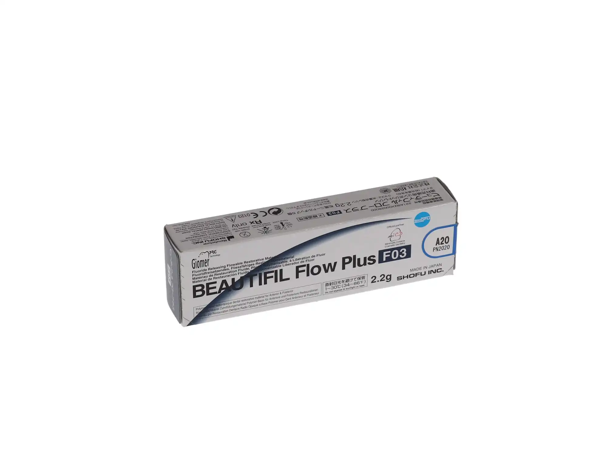Beautifil Flow Plus Hybrid Composite, Light-Cure, Syringe Refill, F03 Low Flow, Shade A2O, 2.2 g, 1/Pk, 2020 thumbnail 10
