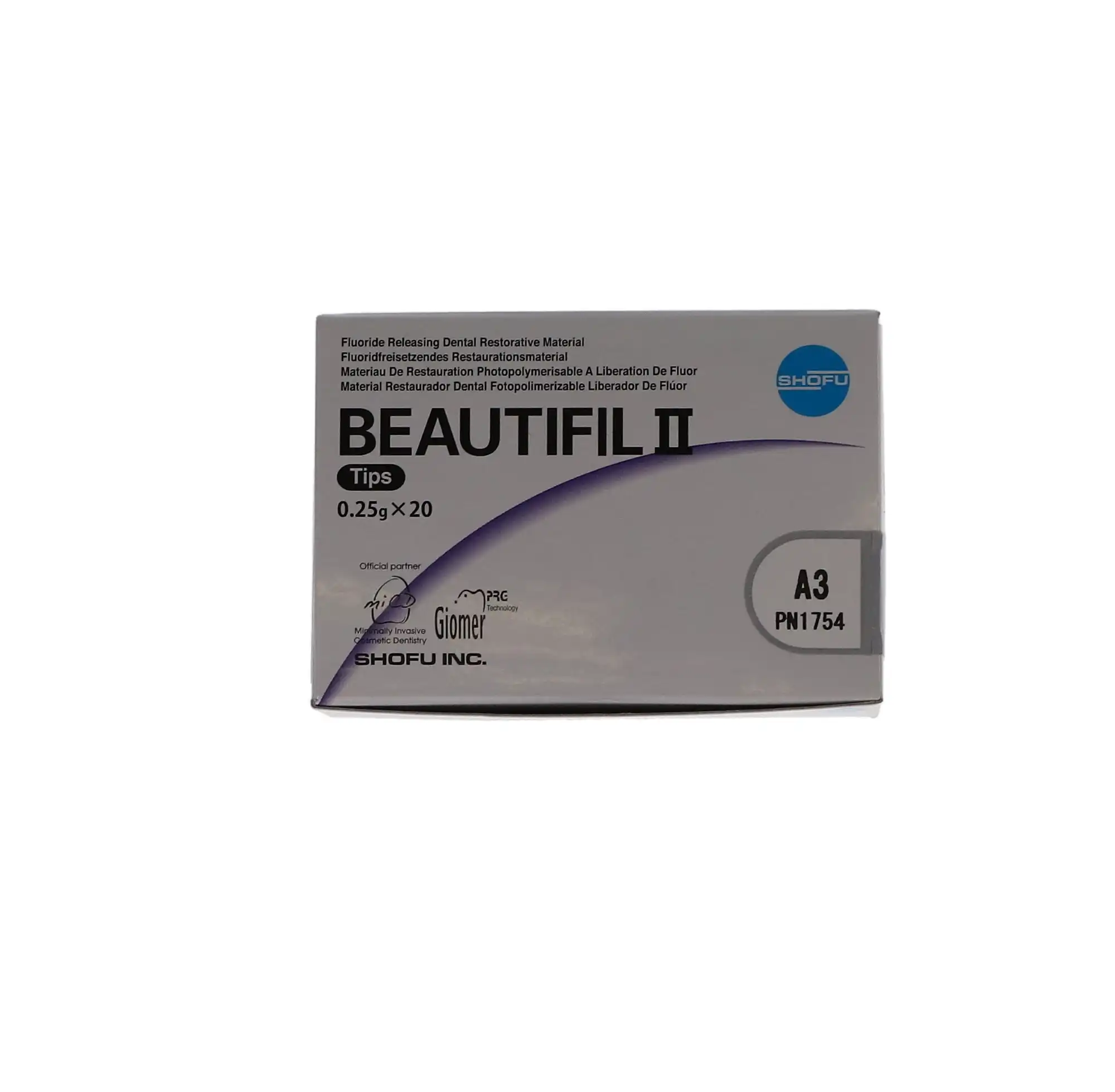 Beautifil II Light-Cure Universal Nano-Hybrid Giomer Composite, Compule Tips Refill, 0.25 g, Shade A3, 20/Pk, 1754 thumbnail 7