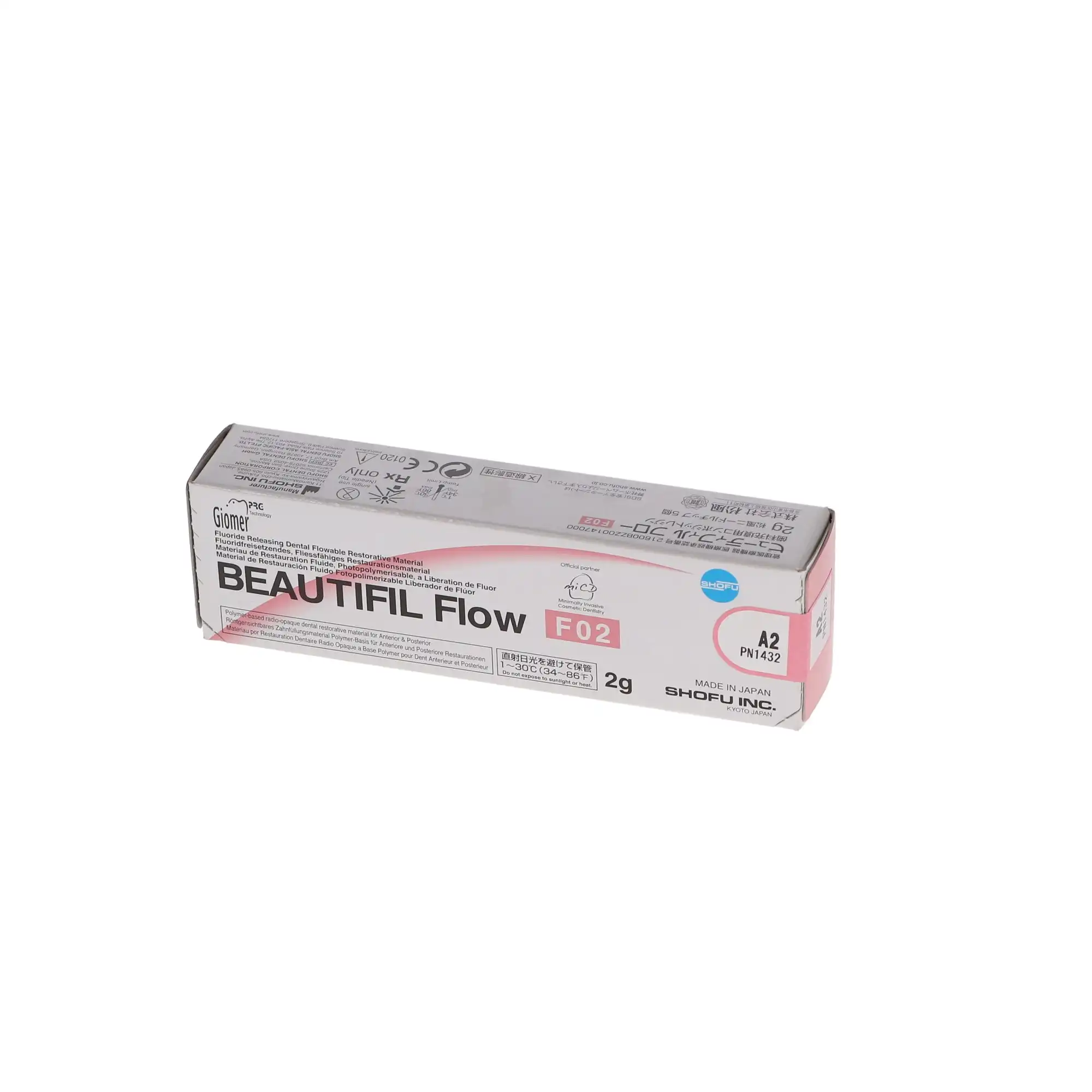 Shofu Dental Beautifil Flow Hybrid Composite, Syringe Refill, F02 Low Flow, 2 g, Shade A2, 1/Pk, #1432 thumbnail 11