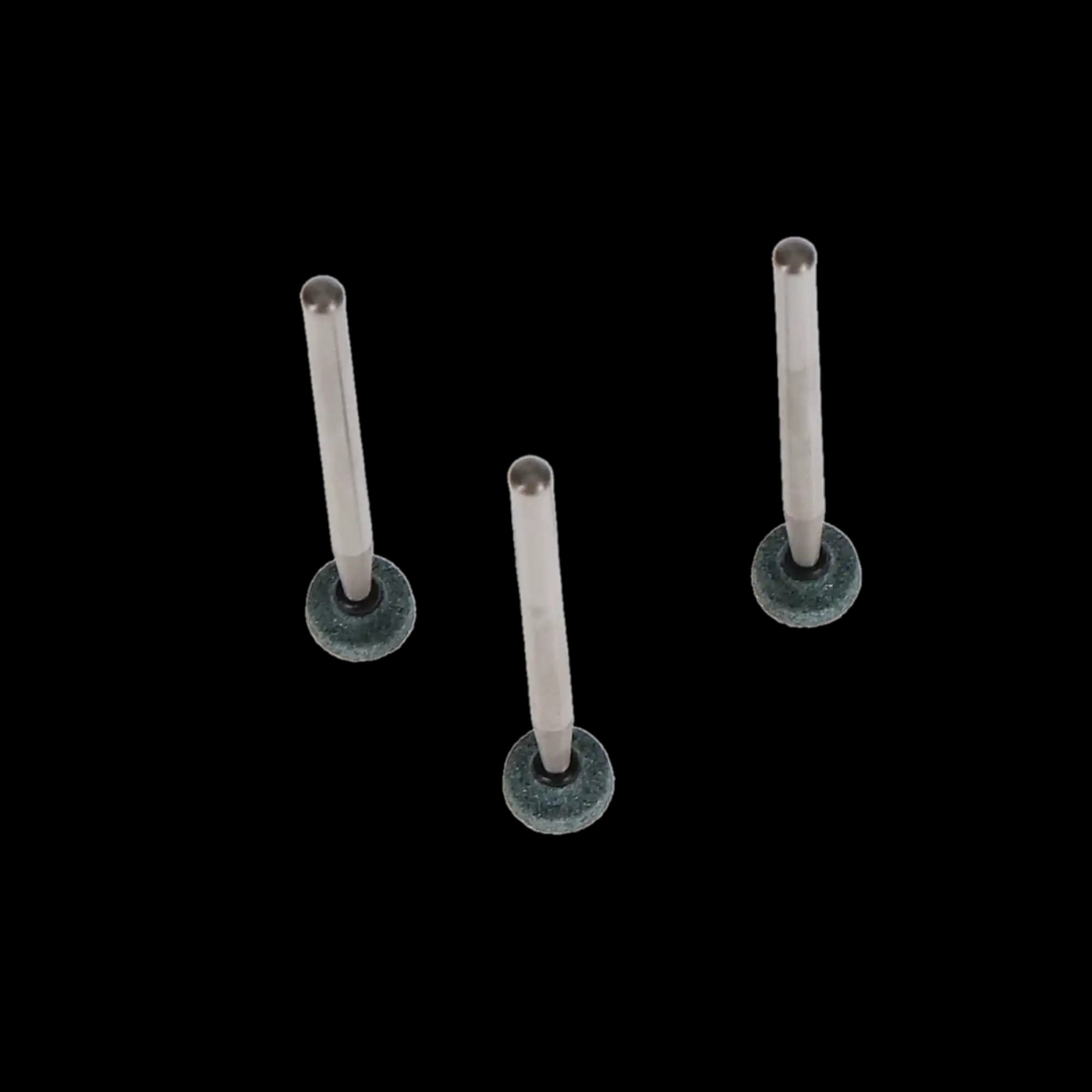 Shofu Dura-Green Silicon Carbide Finishing Stone, WH4 Wheel, HP Straight Handpiece, Green, ISO #060, 12/Pk, 0046 thumbnail 7