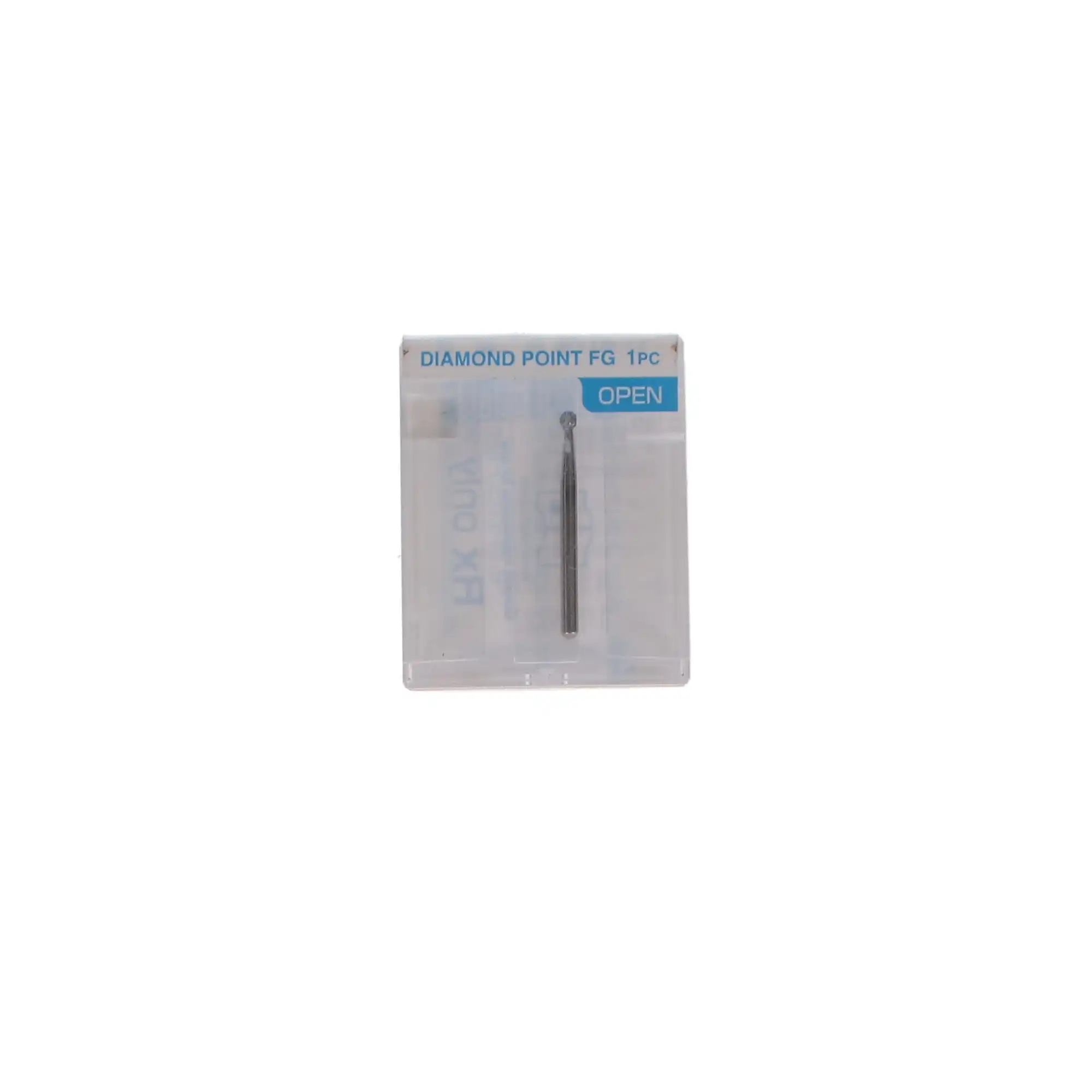 Shofu Robot Diamond Point, FG, Round, #001/016, 1.6 mm Diameter, Regular Grit, White Ring, 0874-1 thumbnail 3