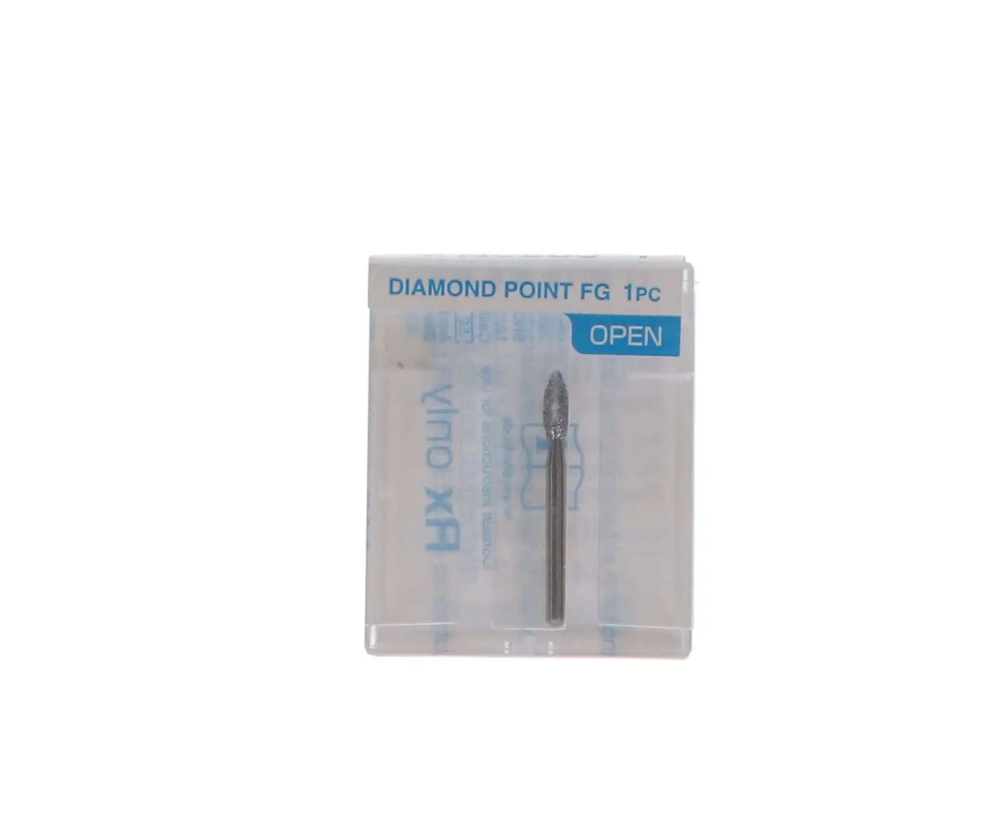 Shofu Robot Diamond Point, FG, Long Bud, ISO 243/022, 2.2 mm, Regular Grit, White Ring, 0883-1 thumbnail 3