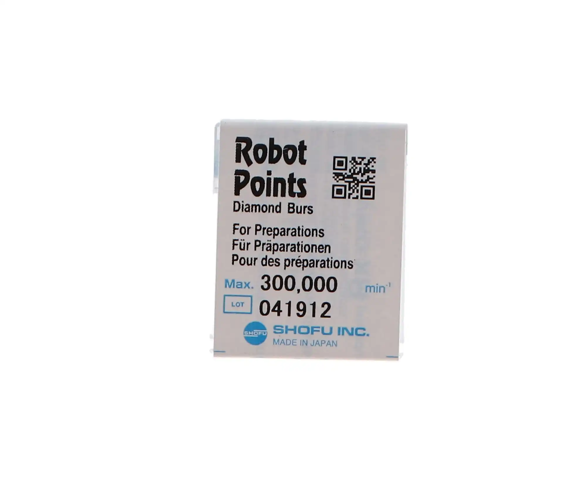 Shofu Robot Diamond Point, FG, Long Bud, ISO 243/022, 2.2 mm, Regular Grit, White Ring, 0883-1 thumbnail 5