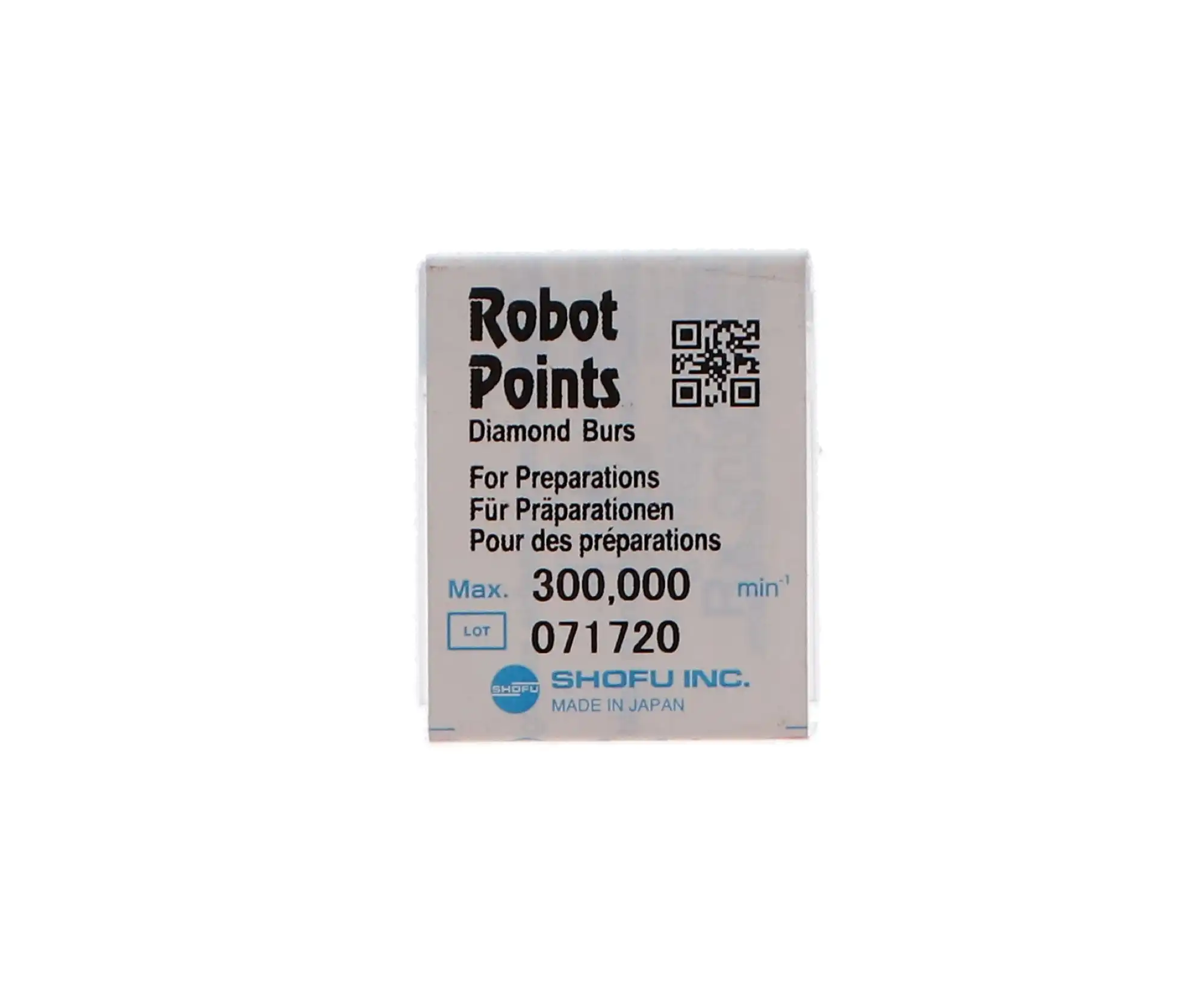 Shofu Robot Diamond Point, FG, Tapered Cylinder Round End, Coarse (Green), 1.8 mm, 9.0 mm, 835C-1 thumbnail 5