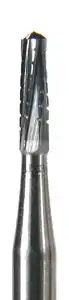 SS White FG #1557 Carbide Bur, Straight Round End Cross Cut Fissure, Short Shank, 10/Pk, 15022 thumbnail 2