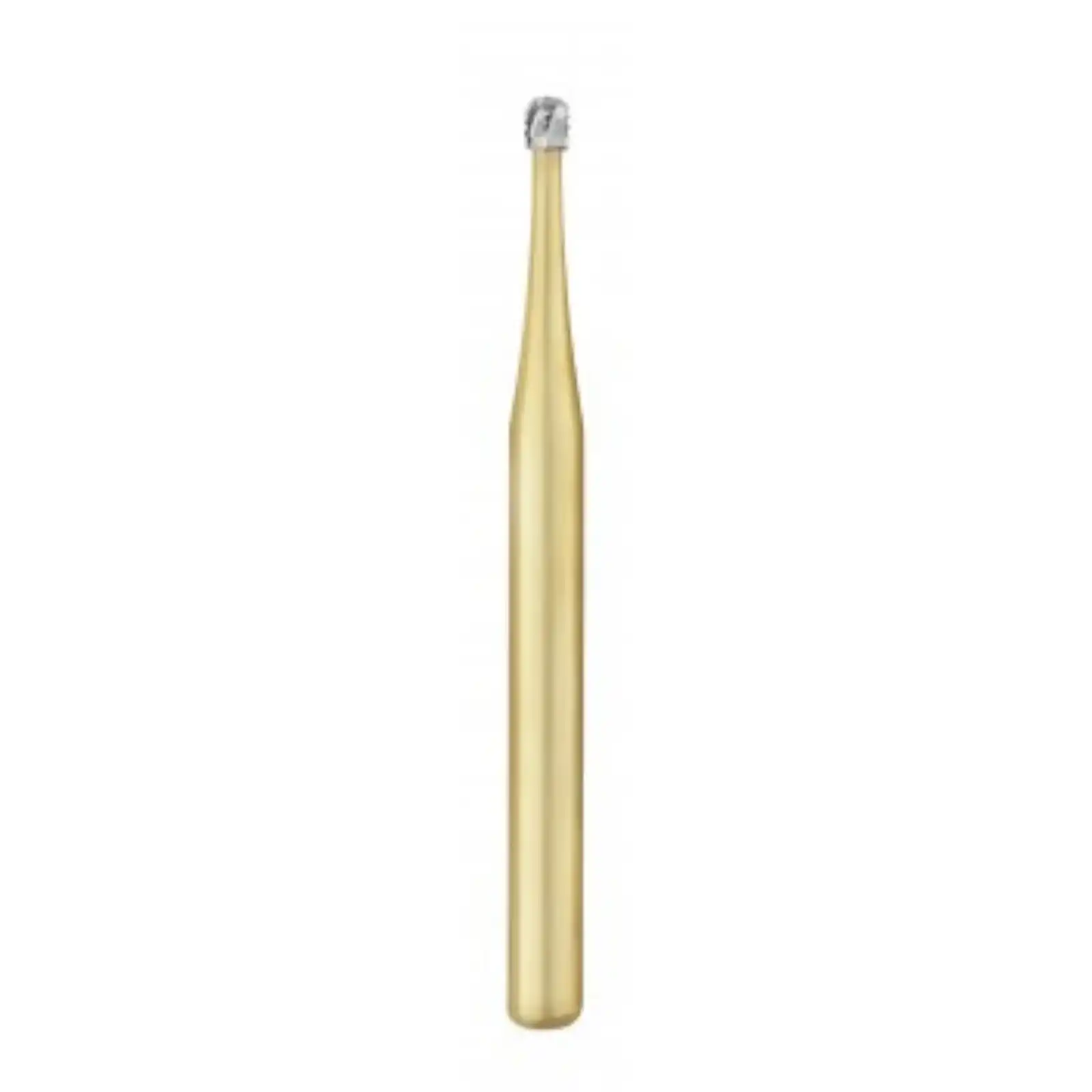 Great White Gold Series Carbide Bur, FG, Round #2R, 1 mm Diameter, 10/Pk, 18202 thumbnail 2