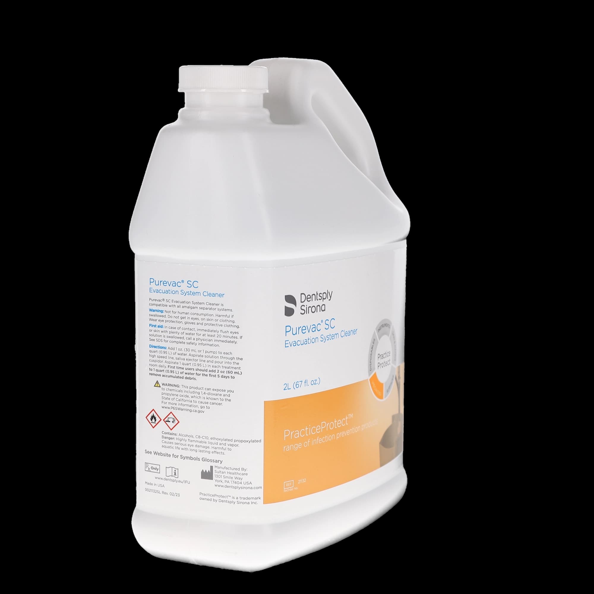 Purevac SC Evacuation System Cleaner, 2L Bottle, 1/Pk, 21132 thumbnail 2