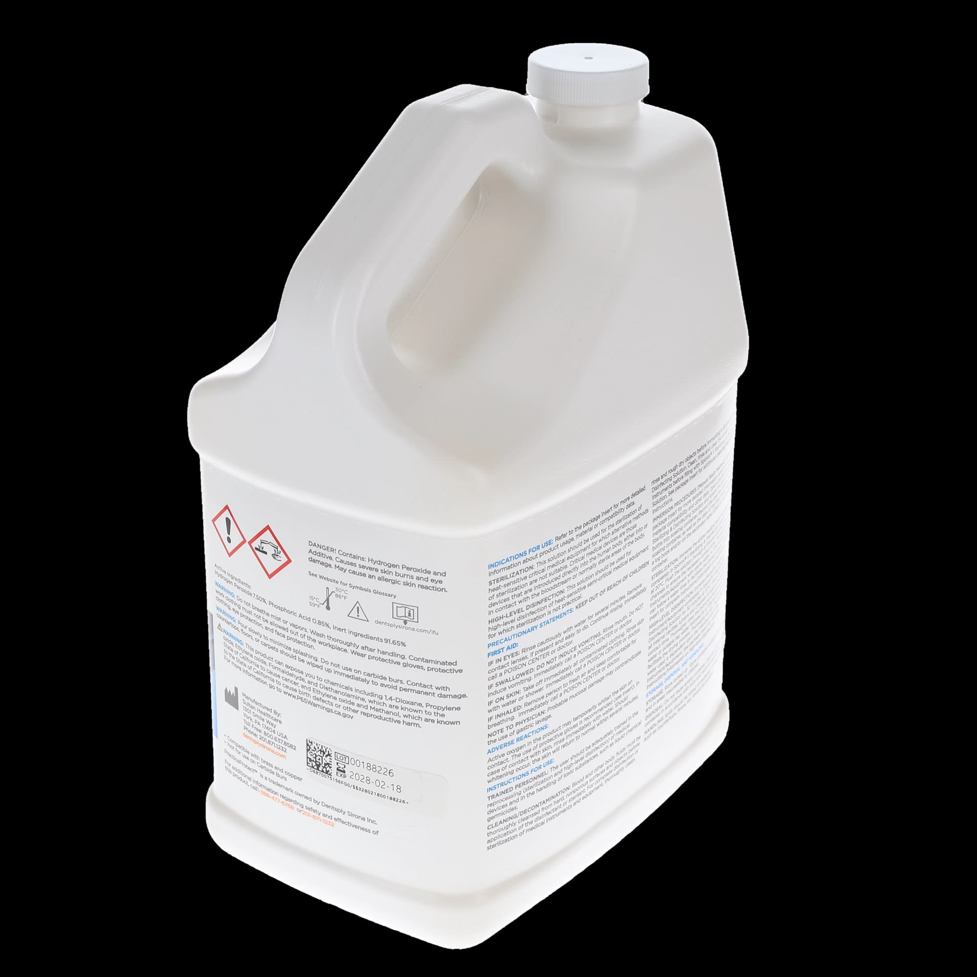 Sporox II Sterilizing & Disinfecting Solution, 7.5% Hydrogen Peroxide, 1 Gallon, #75156 thumbnail 3