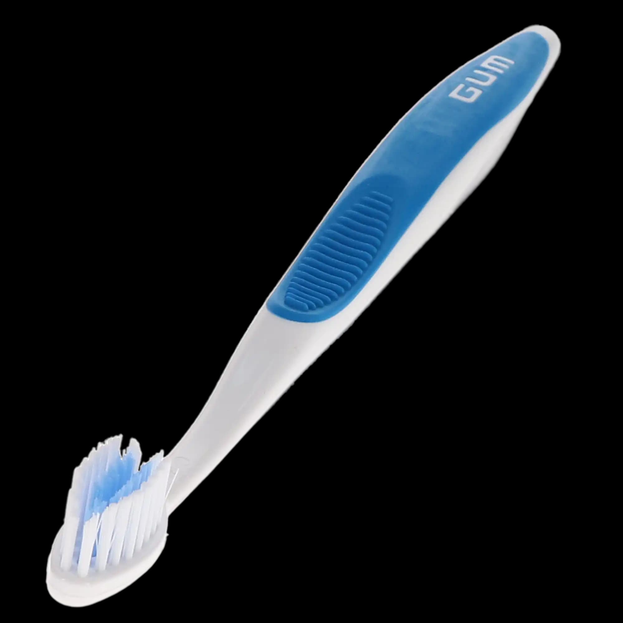 GUM Orthodontic Toothbrush, Soft Nylon, 4-Row V Trim, 12/Box, 124PD thumbnail 7
