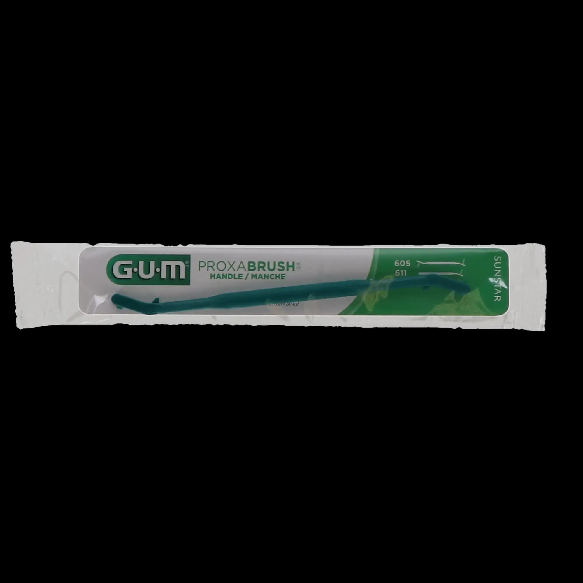 GUM Go-Betweens Proxabrush Cleaner Dual-Ended Handle, 12/Box, 605PE thumbnail 4