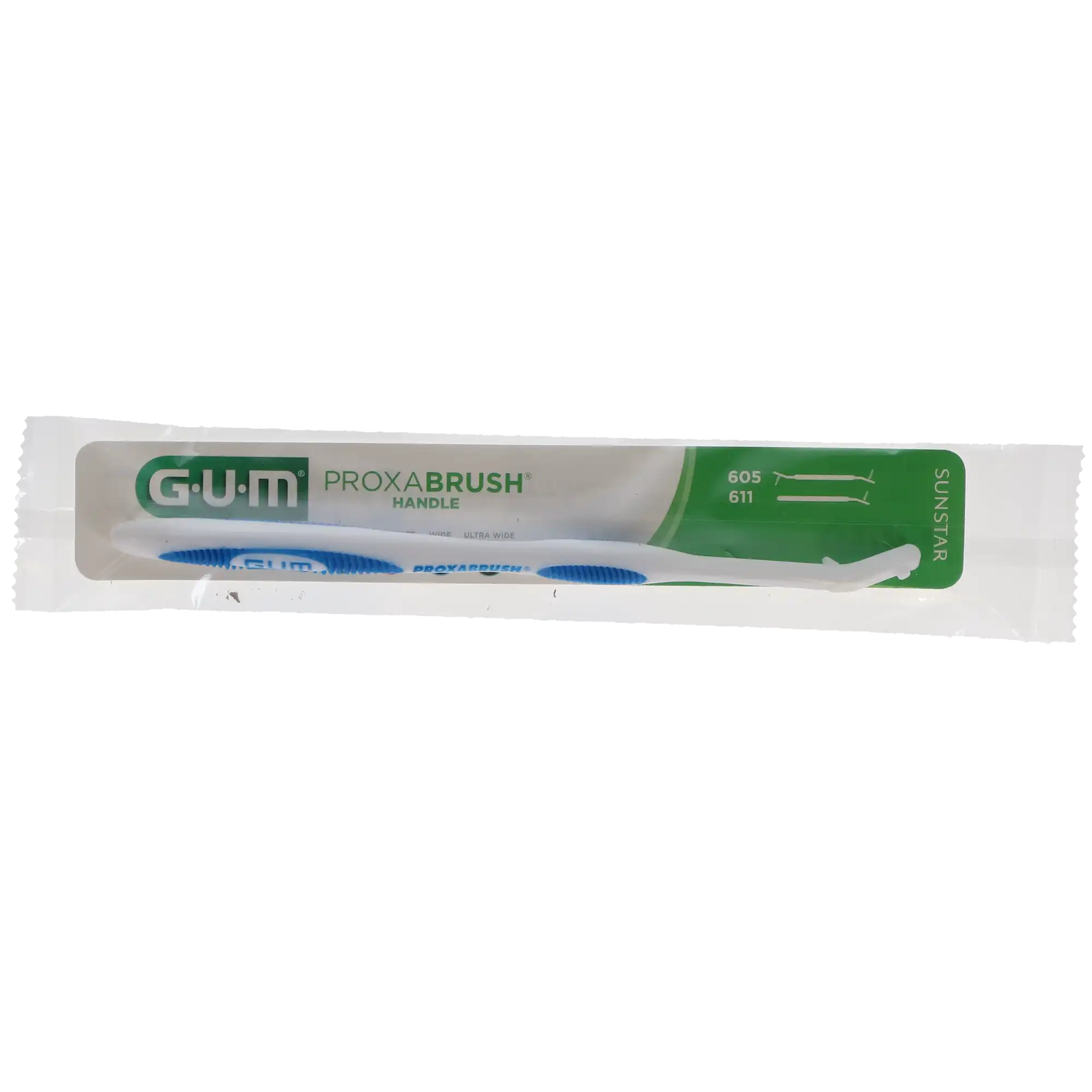 GUM Proxabrush Interdental Brush Handle, Single-Ended, Plastic, 12/Pkg, 611PF thumbnail 7
