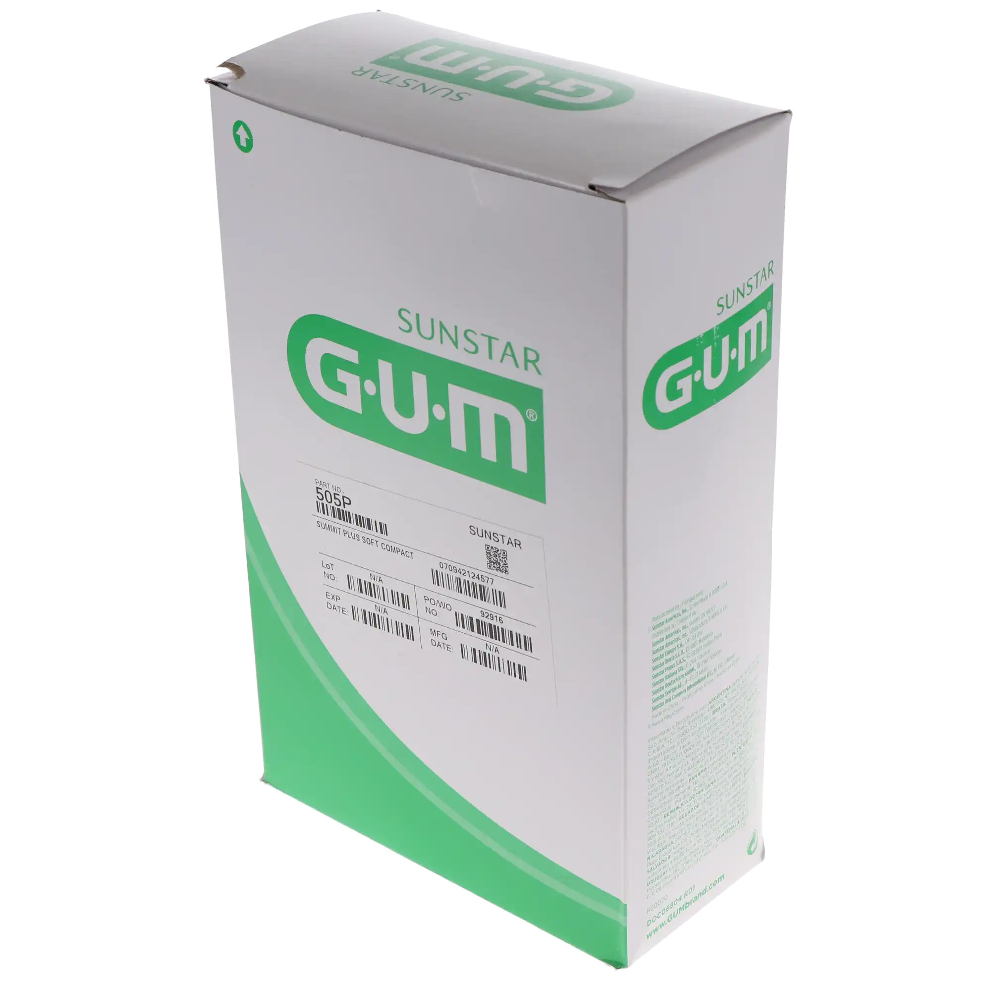 GUM Summit+ Toothbrush, Soft, Compact Head, Adult, 12/Pkg, 505P thumbnail 10