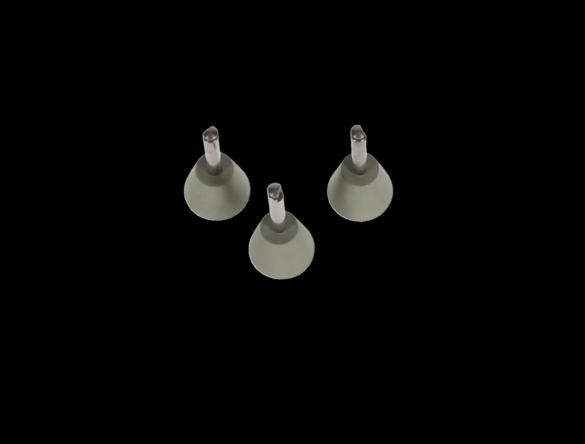 Politip-P Silicon Dioxide Polishers, RA, Cup C, Refill, Large, Green, 6/Pk, 533585 thumbnail 2