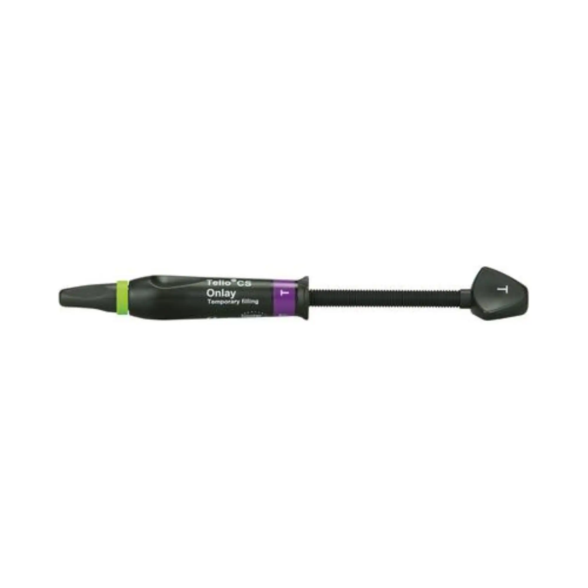 Telio CS Onlay Temporary Filling Material, Light-Cure, Syringe, 2.5 g, Transparent, 3/Pk, 701266 - Telio CS Onlay Temporary Filling Material, Light-Cure, Syringe, 2.5 g, Transparent, 3/Pk, 701266 - Image 1