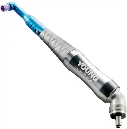 Young Dental Hygiene Handpiece, Silver, 4-Hole, 360° Rotating Nosecone, 1 Each, 410001 thumbnail 2