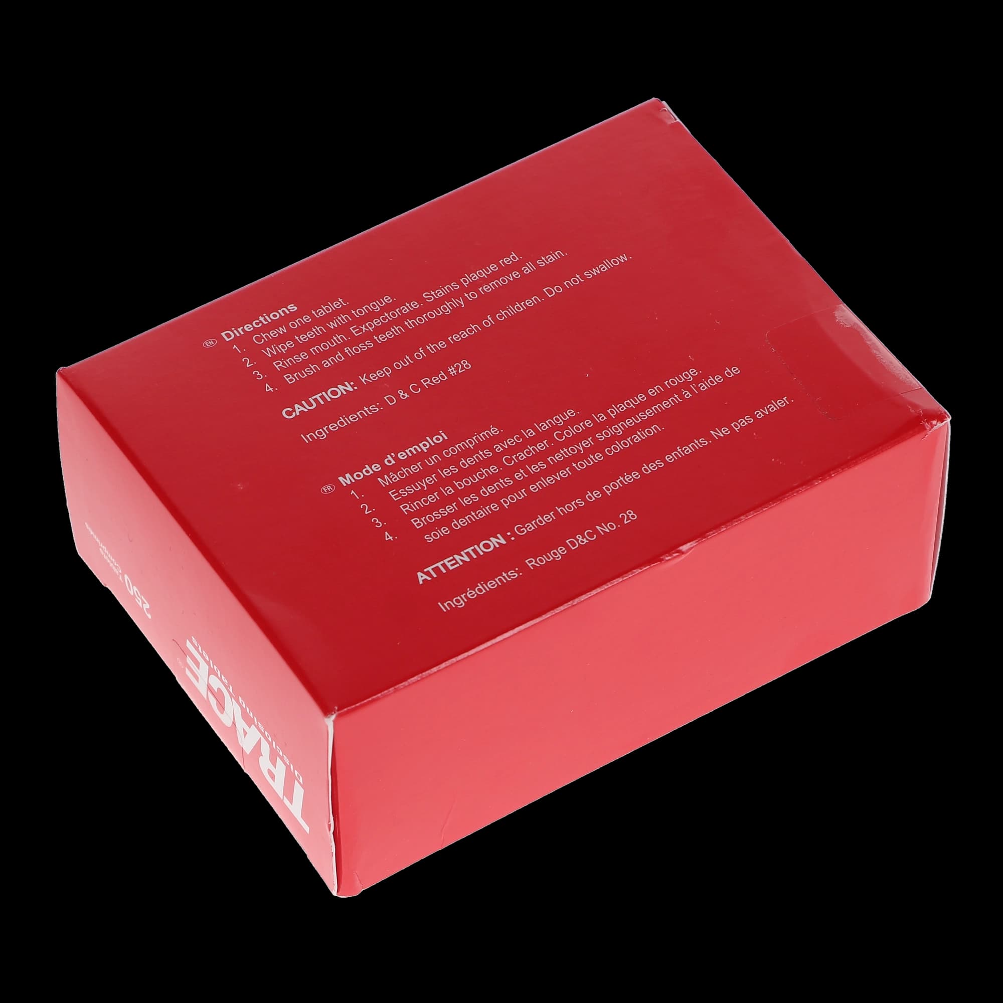 Trace Disclosing Tablets, Cherry Flavored, Red Dye, 250/Box, 232225 thumbnail 9