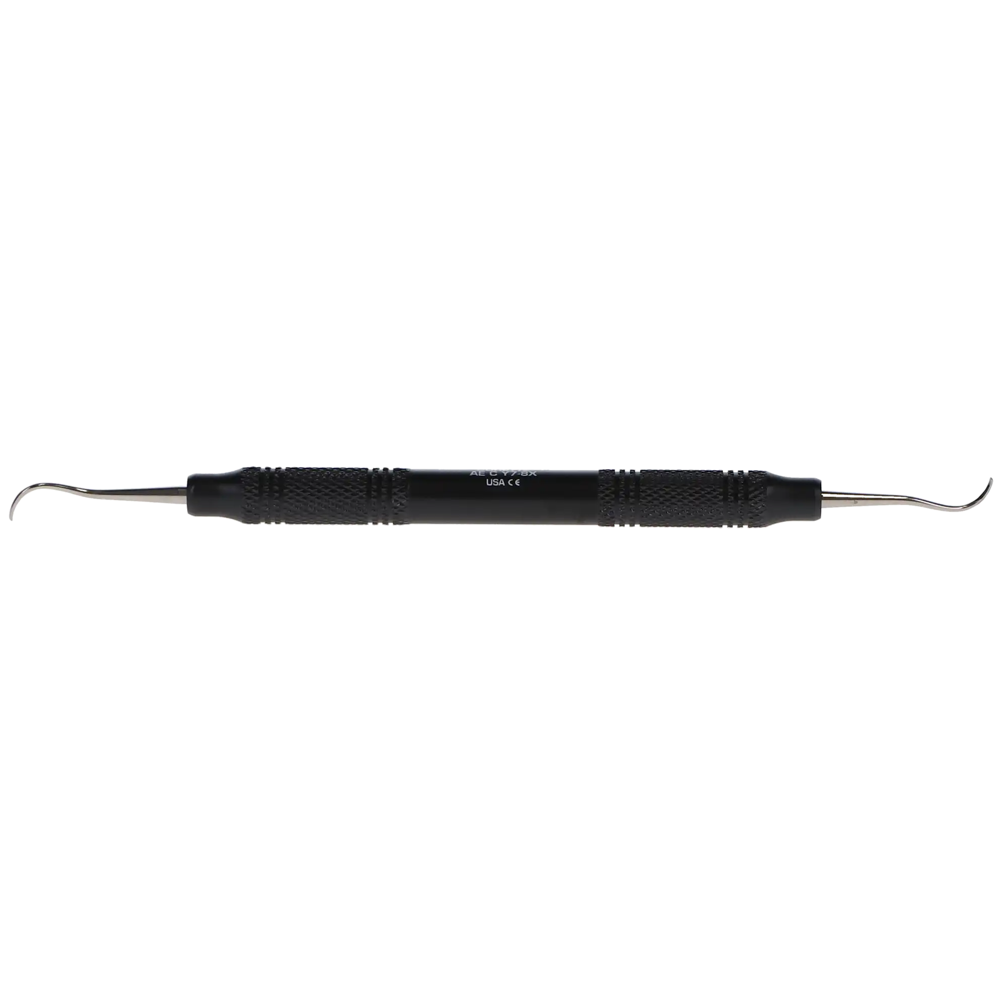 American Eagle Instruments Universal Curette, Double-Ended, 7-8 Younger-Good, EagleLite Resin Handle, Black, 1/Pk, AECY7-8X thumbnail 2