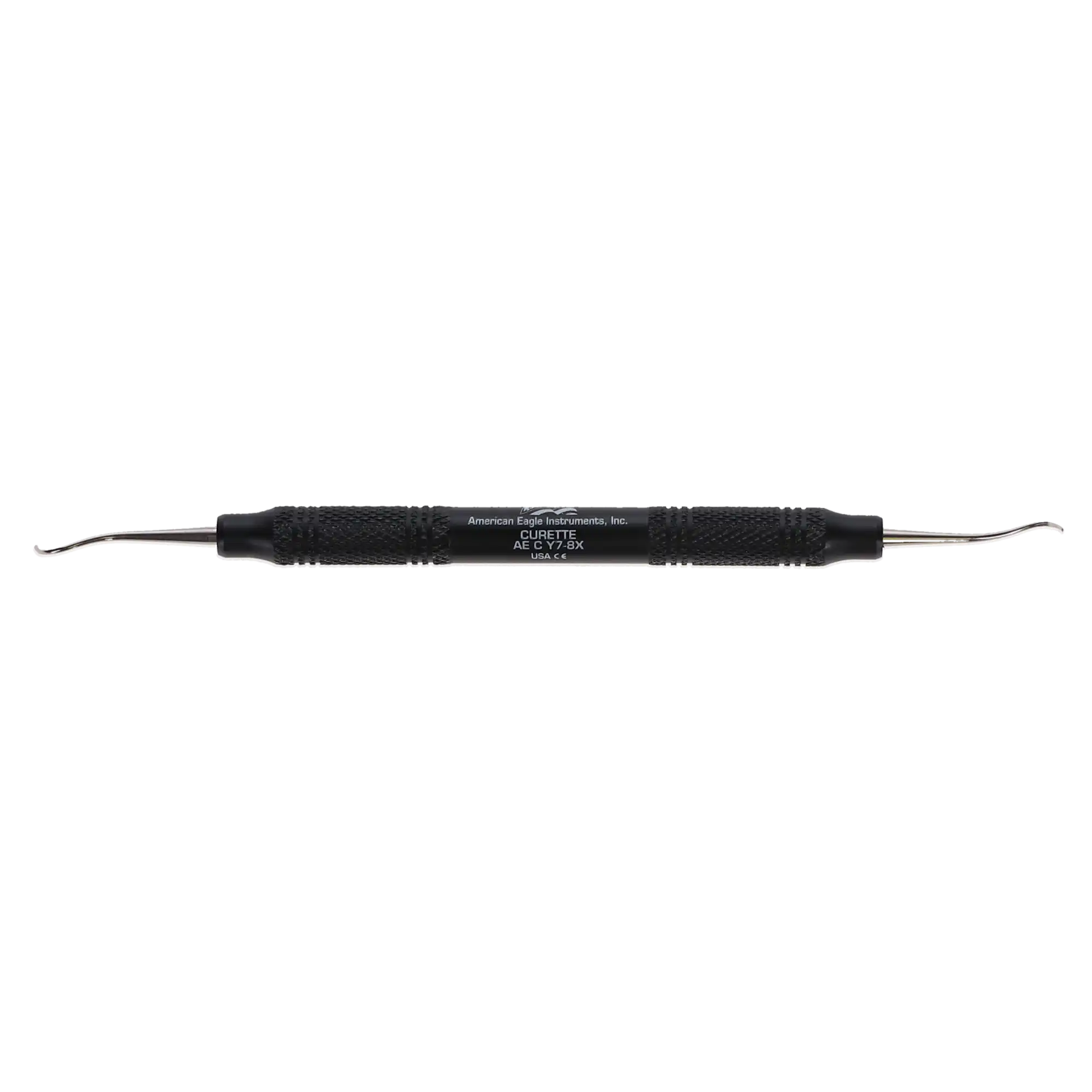 American Eagle Instruments Universal Curette, Double-Ended, 7-8 Younger-Good, EagleLite Resin Handle, Black, 1/Pk, AECY7-8X thumbnail 6