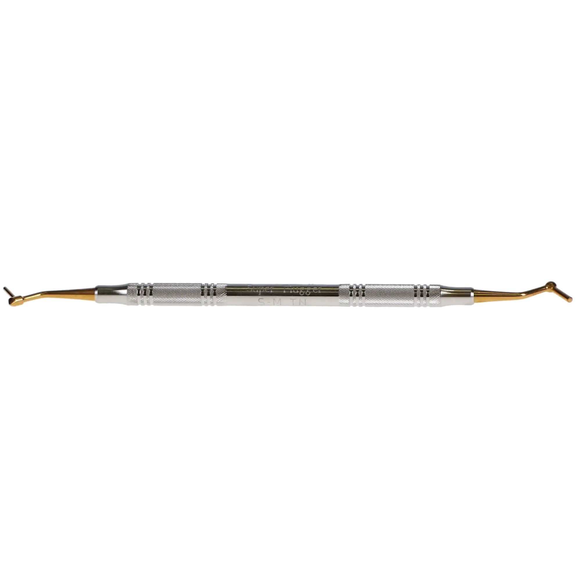 Dr. Mopper XP Super Plugger, Small/Medium, Posterior, Double-Ended, Stainless Steel, 1/4" Standard Handle, Titanium Nitride, 1/Pk, AEC/PMSPSMTN thumbnail 2