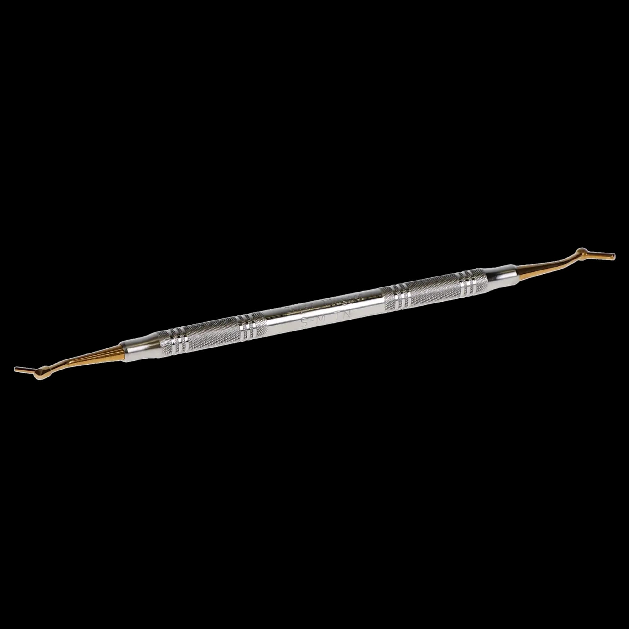 Dr. Mopper XP Super Plugger, Small/Medium, Posterior, Double-Ended, Stainless Steel, 1/4" Standard Handle, Titanium Nitride, 1/Pk, AEC/PMSPSMTN thumbnail 3