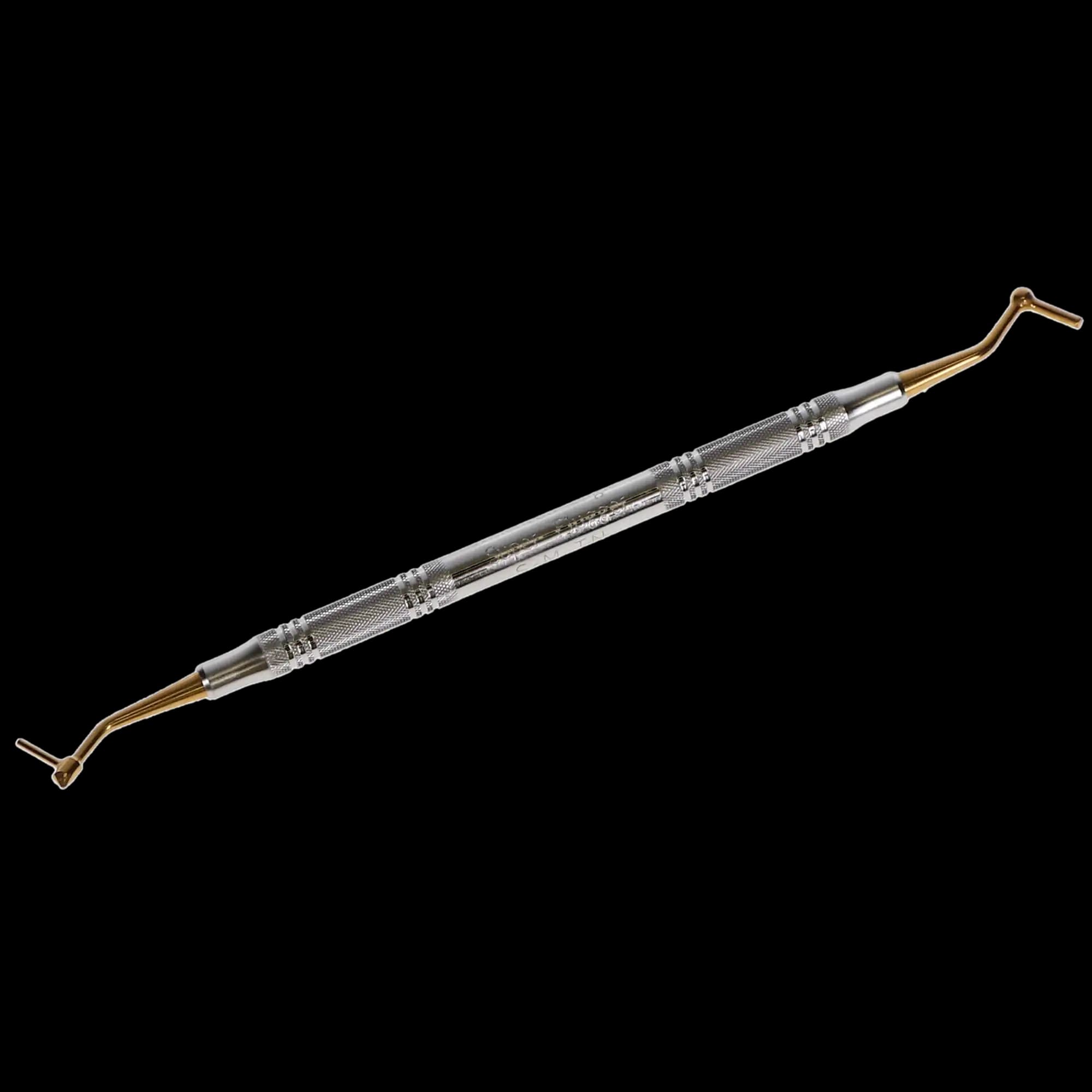 Dr. Mopper XP Super Plugger, Small/Medium, Posterior, Double-Ended, Stainless Steel, 1/4" Standard Handle, Titanium Nitride, 1/Pk, AEC/PMSPSMTN thumbnail 4