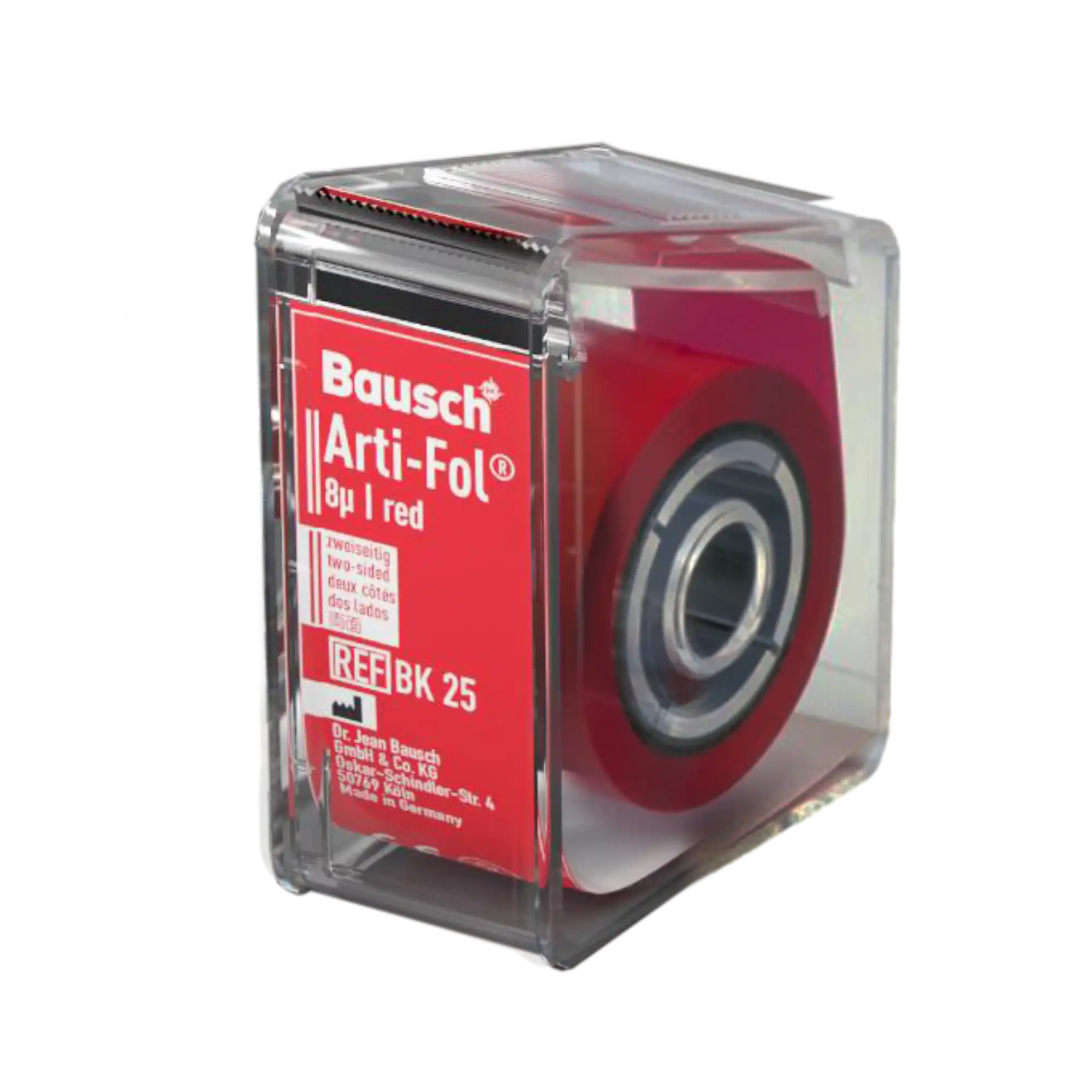 Arti-Fol II Ultra-Thin Two-Sided Articulating Film, 8 Microns, 22 mm x 20 m, Red/Red, 1 Roll/Pk, BK25 thumbnail 8