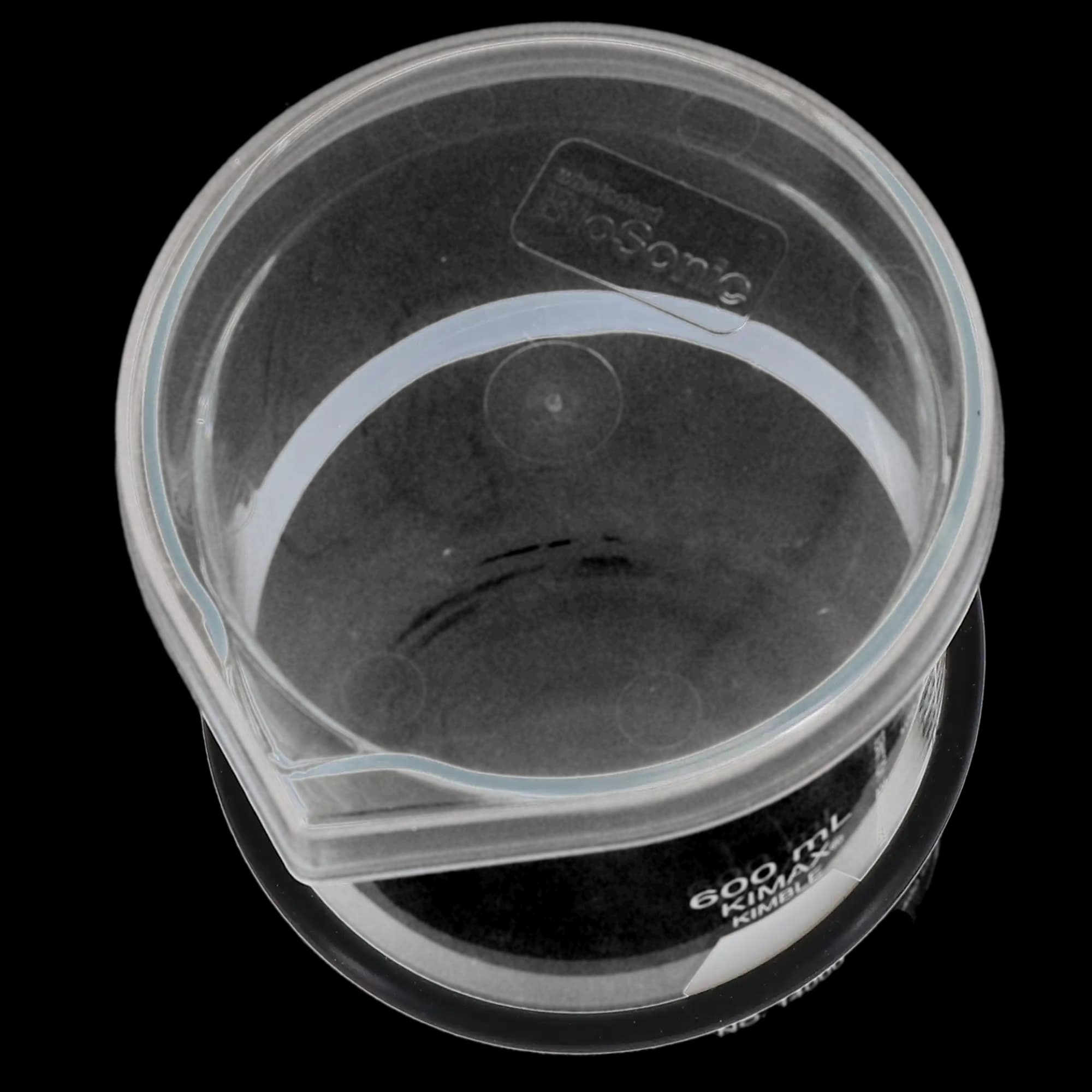 BioSonic Borosilicate Ultrasonic Cleaner Beaker, 600 ml, with Cover and Positioning Ring, UC-53 thumbnail 3