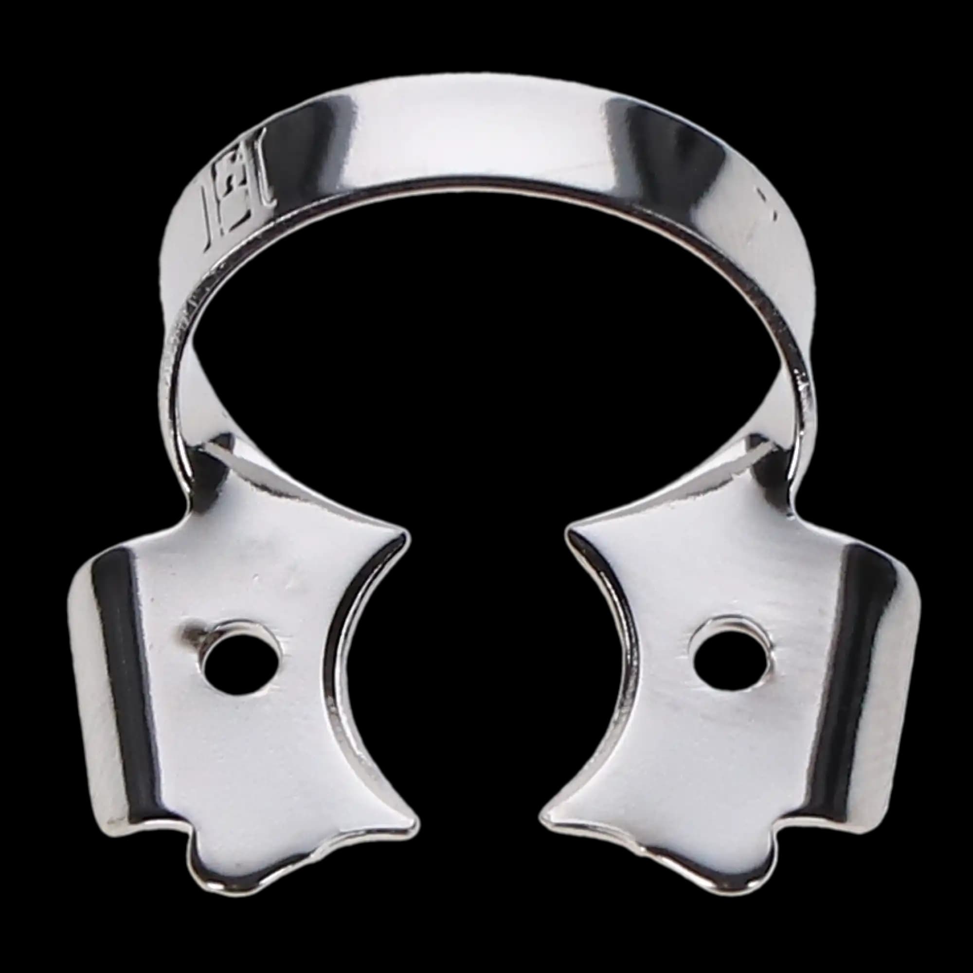 Hygenic Gloss Finish Winged Rubber Dam Clamp #7, Flat Jawed, General Purpose, Lower Molar, 1/Pkg, H02758 thumbnail 8