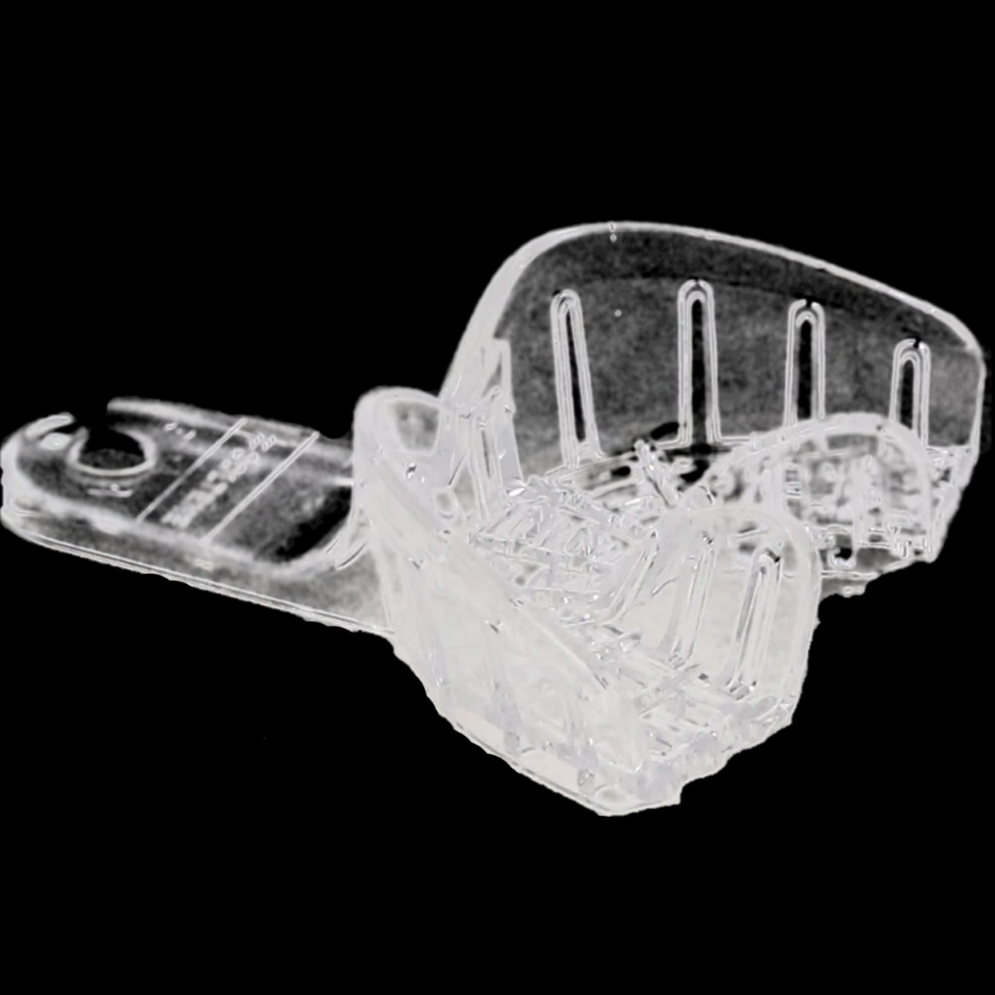 President Disposable Impression Trays, #9 Anterior Universal, Clear, Perforated, 12/Pkg, C6909 thumbnail 6