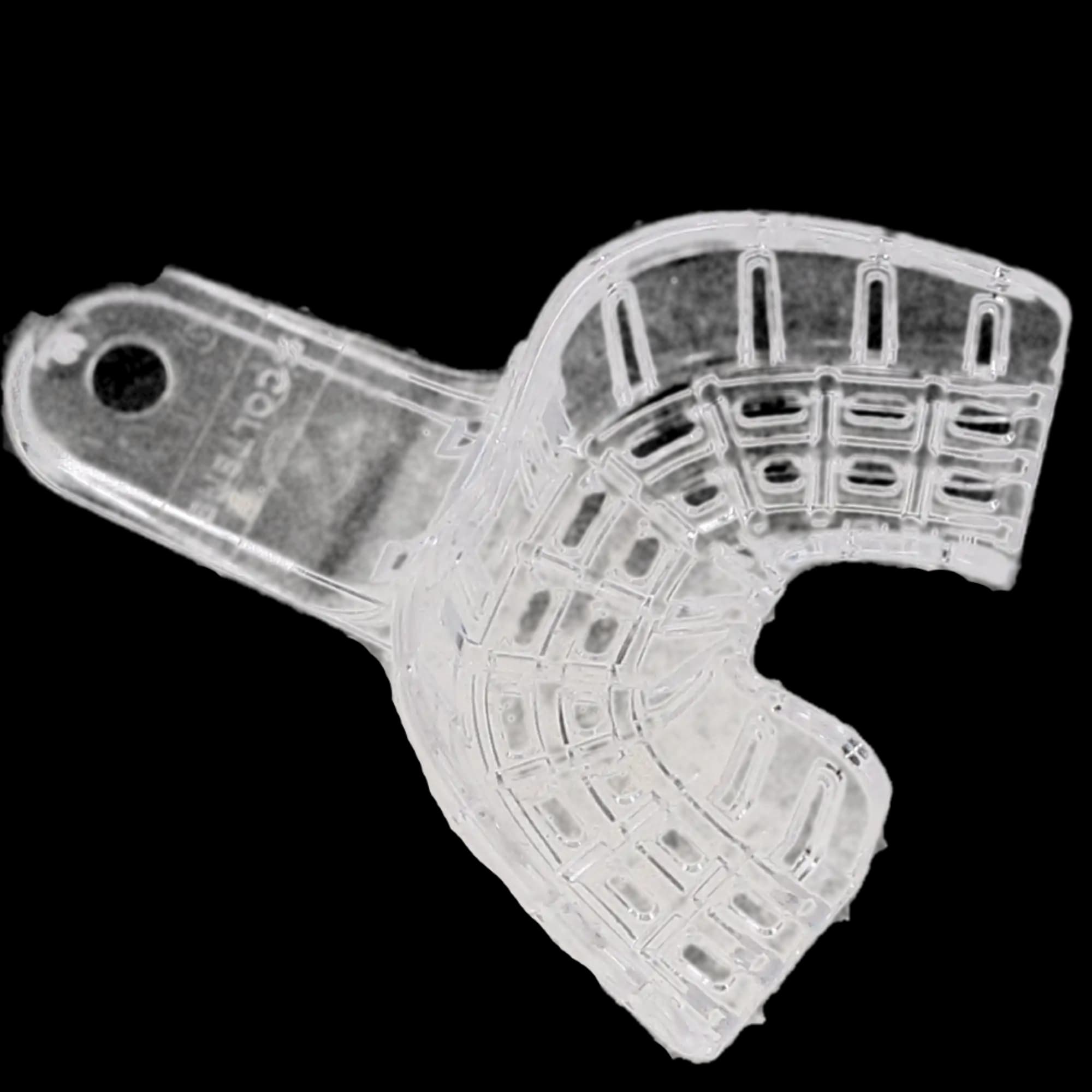 President Disposable Impression Trays, #9 Anterior Universal, Clear, Perforated, 12/Pkg, C6909 thumbnail 7