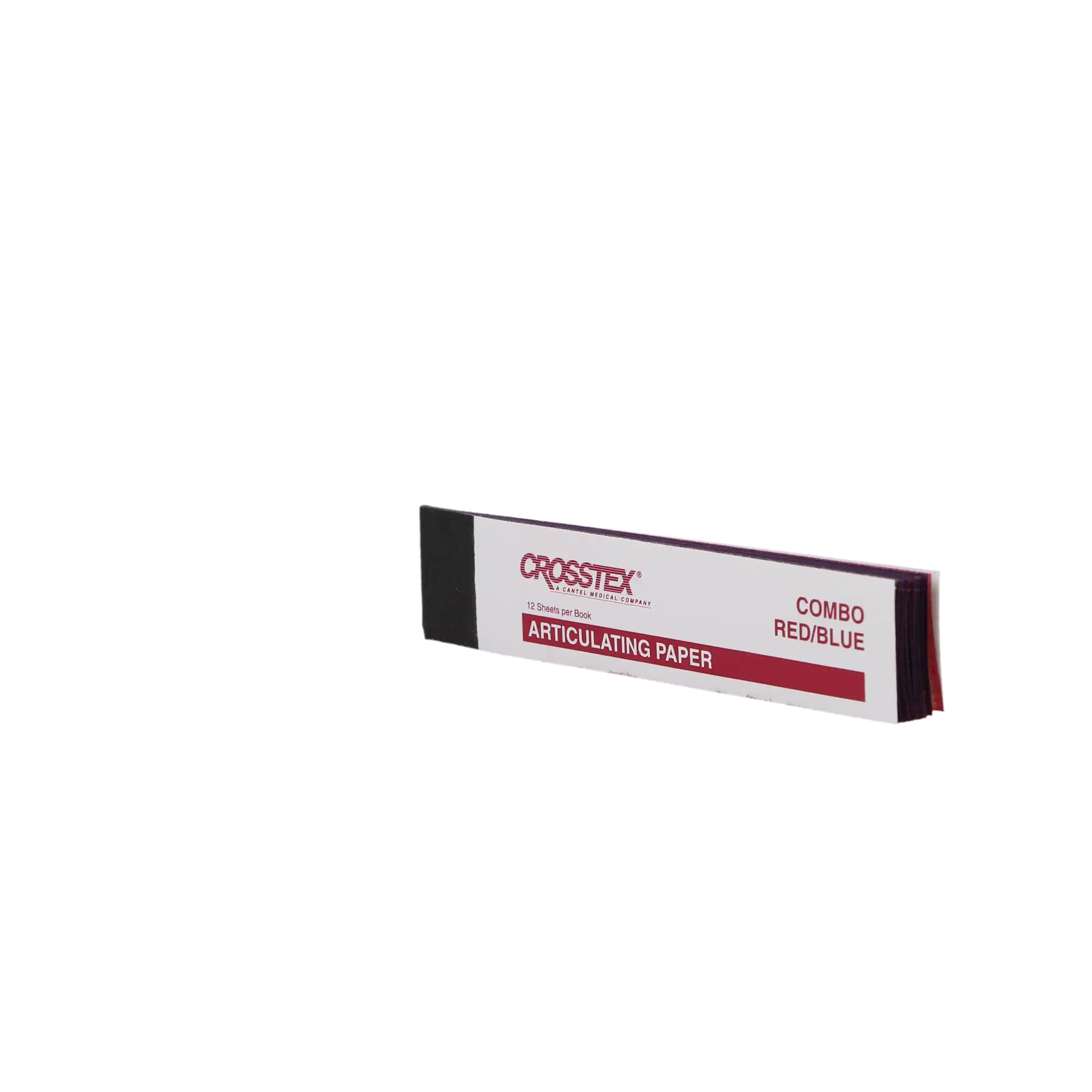 Crosstex Articulating Paper Pre-Cut Strip, 71 Microns, Blue/Red Combo, 144/Box, TPBR thumbnail 5