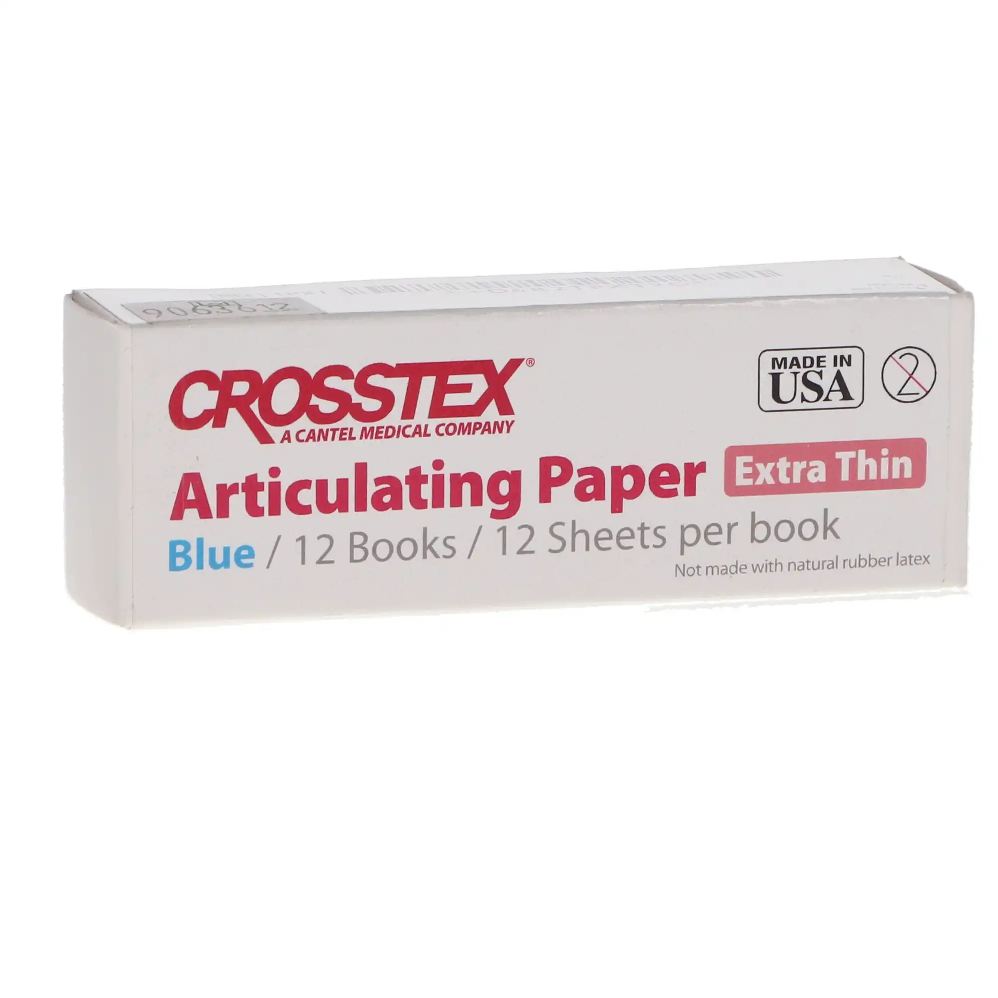 Crosstex Articulating Paper Pre-Cut Strip, X-Thin, 38 Microns, Blue, 144/Box, TPXT thumbnail 3