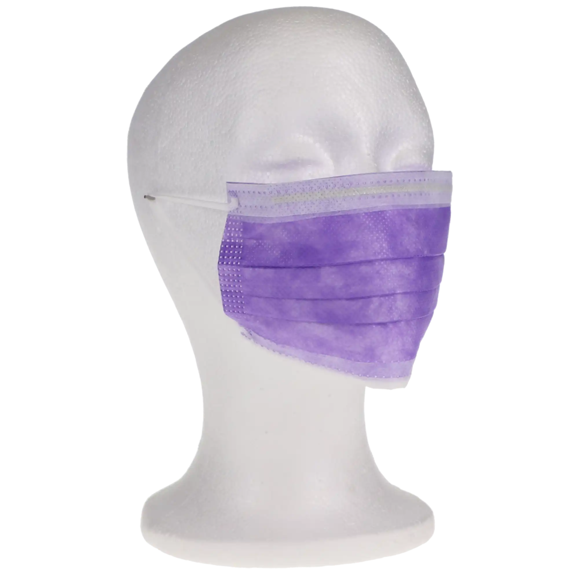 Crosstex Procedural Earloop Face Mask, ASTM Level 2, Lavender, 50/Box, GCPLV thumbnail 10