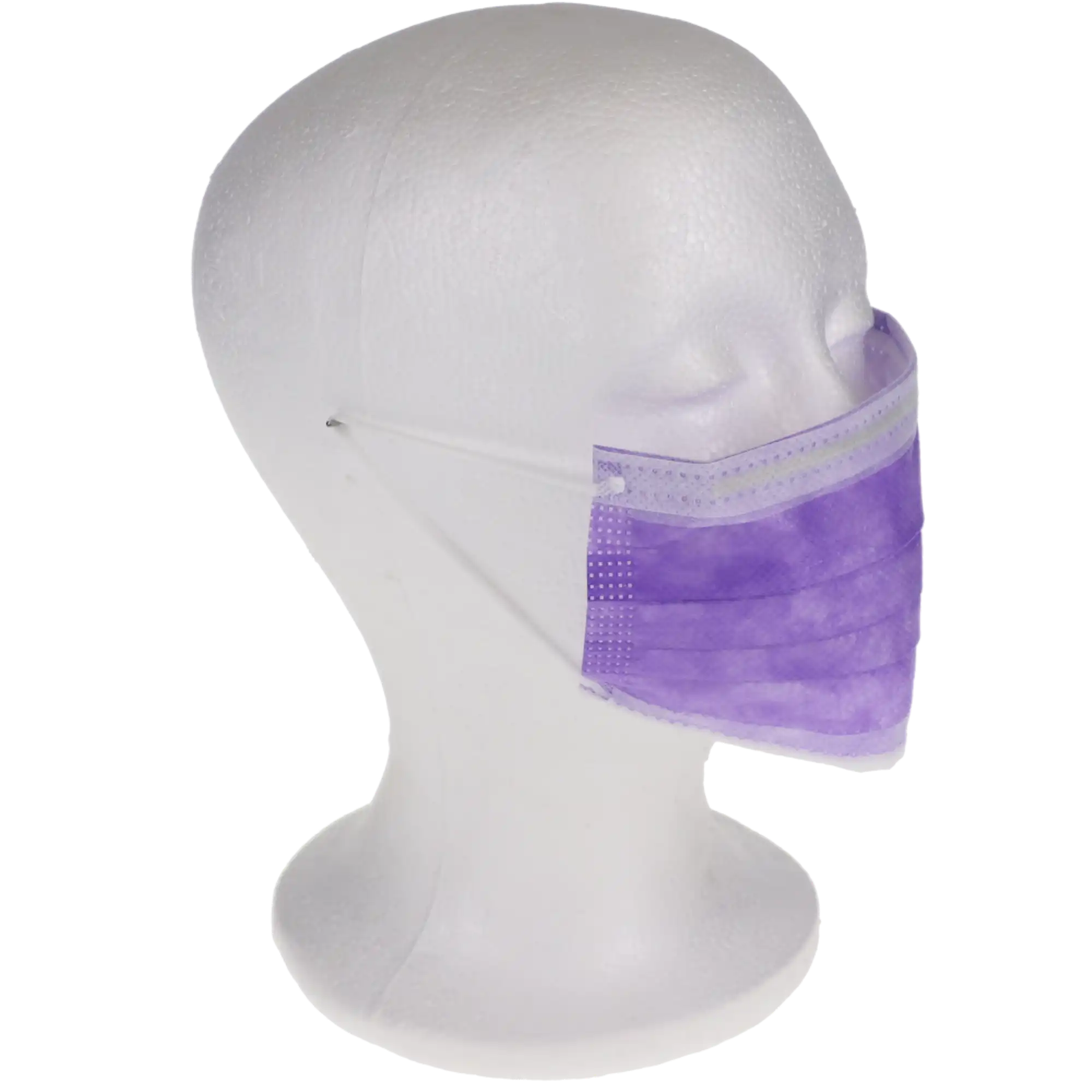 Crosstex Procedural Earloop Face Mask, ASTM Level 2, Lavender, 50/Box, GCPLV thumbnail 11