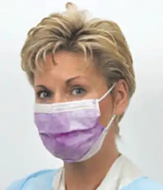 Isofluid™ Surgical Face Mask, ASTM Level 1, Earloop, Turquoise, 50/Box, GCITQ thumbnail 10