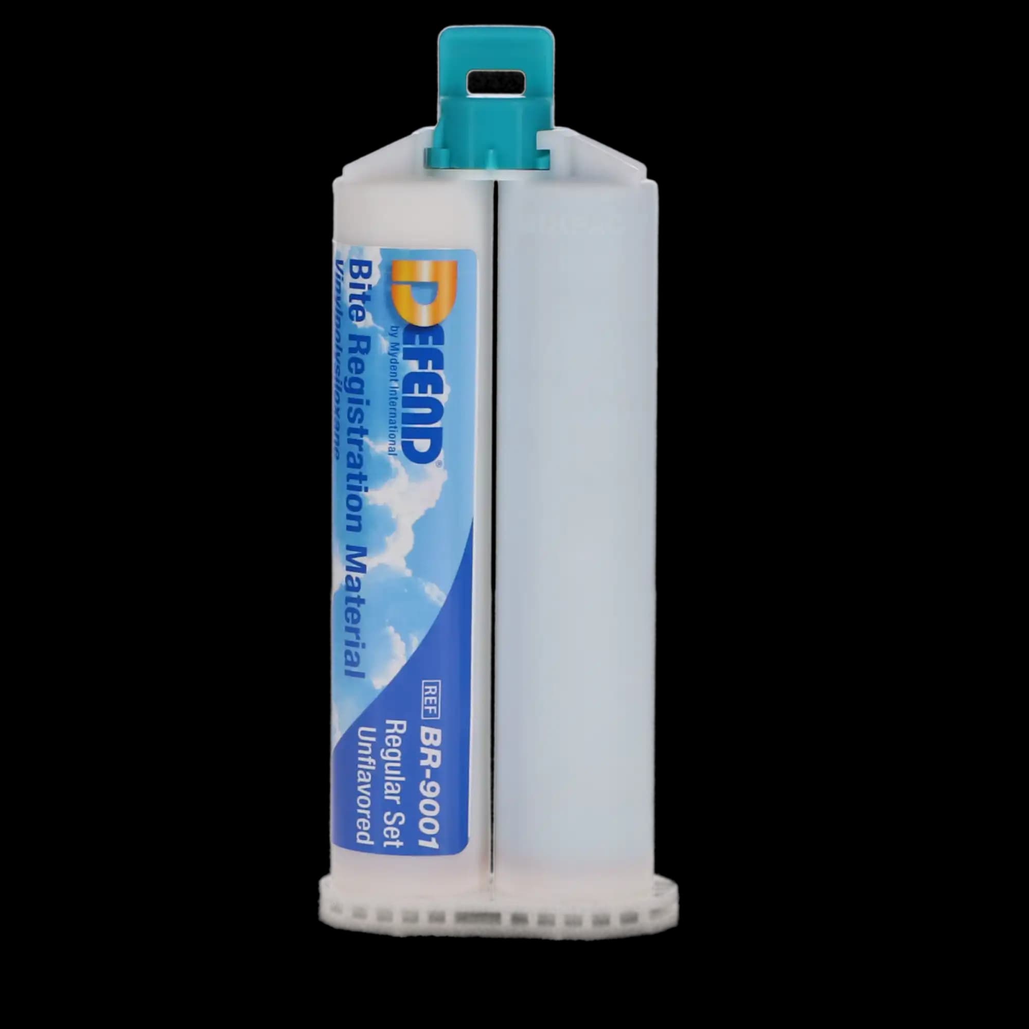 Defend Bite Registration Material, Regular Set, Unflavored, Light Blue, 2 x 50 mL Cartridges, BR9001 thumbnail 5