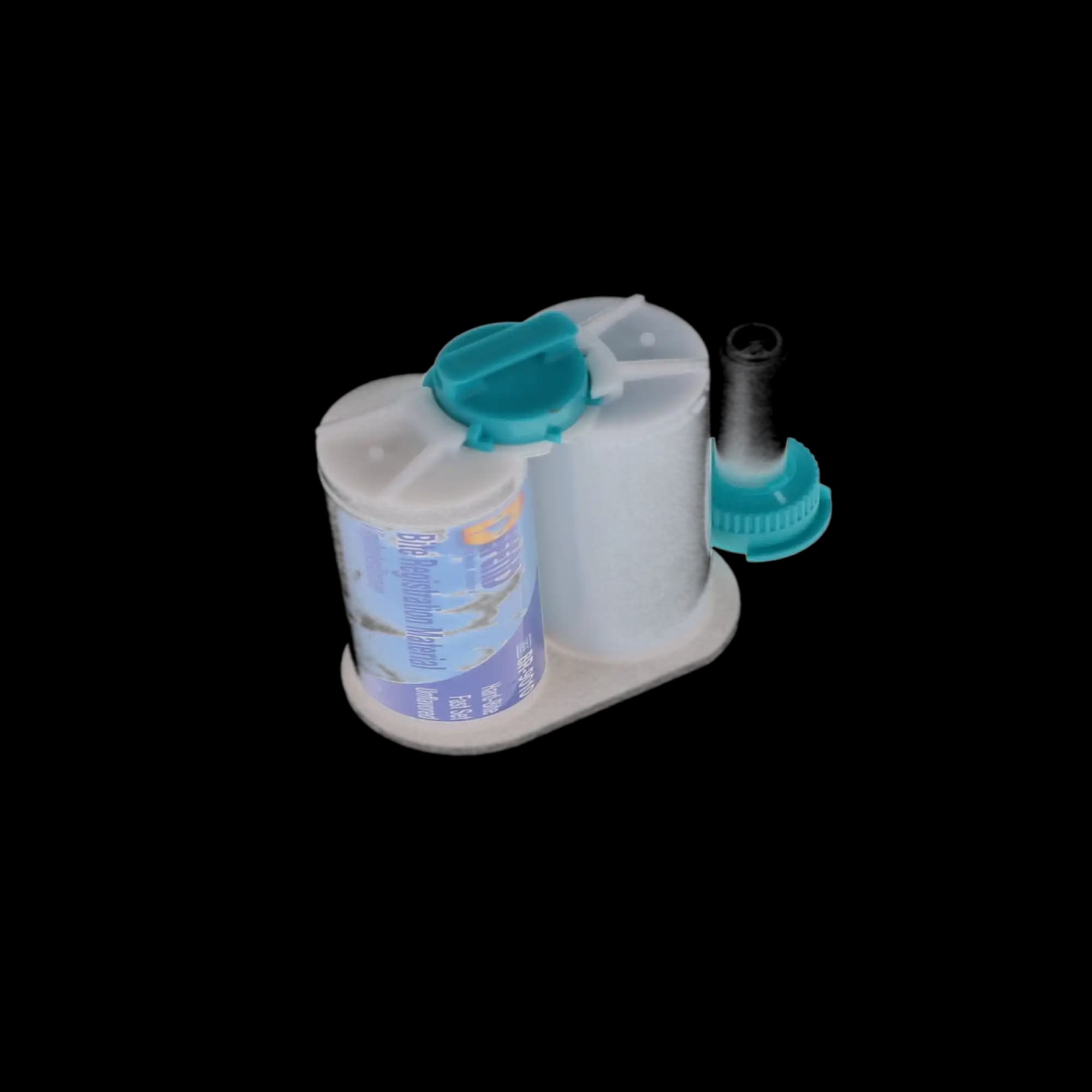 Defend ClearBite Bite Registration Material, Fast Set, Unflavored, Clear, 2 x 50 mL Cartridges with 6 Mixing Tips, BR-9200 thumbnail 3