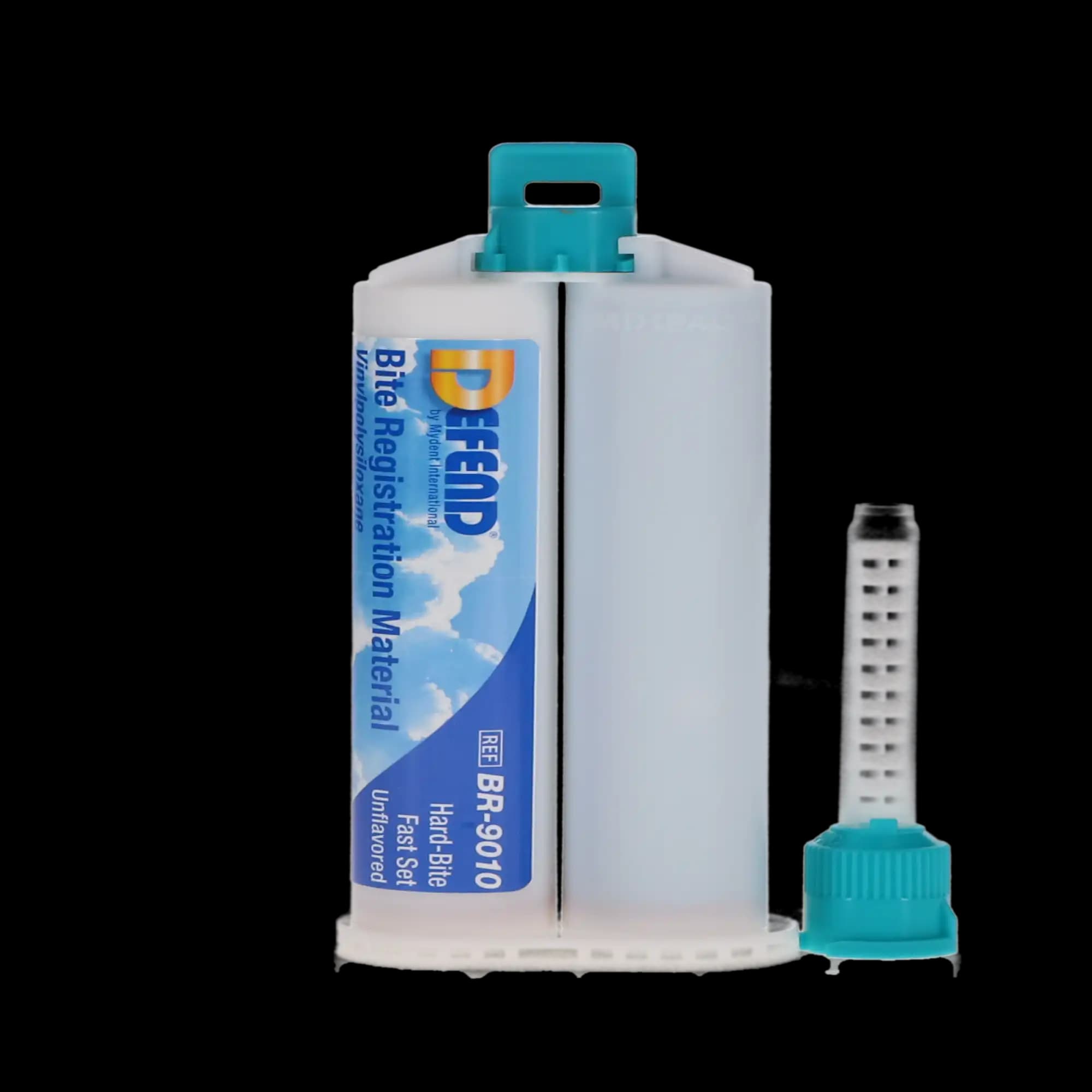 Defend ClearBite Bite Registration Material, Fast Set, Unflavored, Clear, 2 x 50 mL Cartridges with 6 Mixing Tips, BR-9200 thumbnail 5