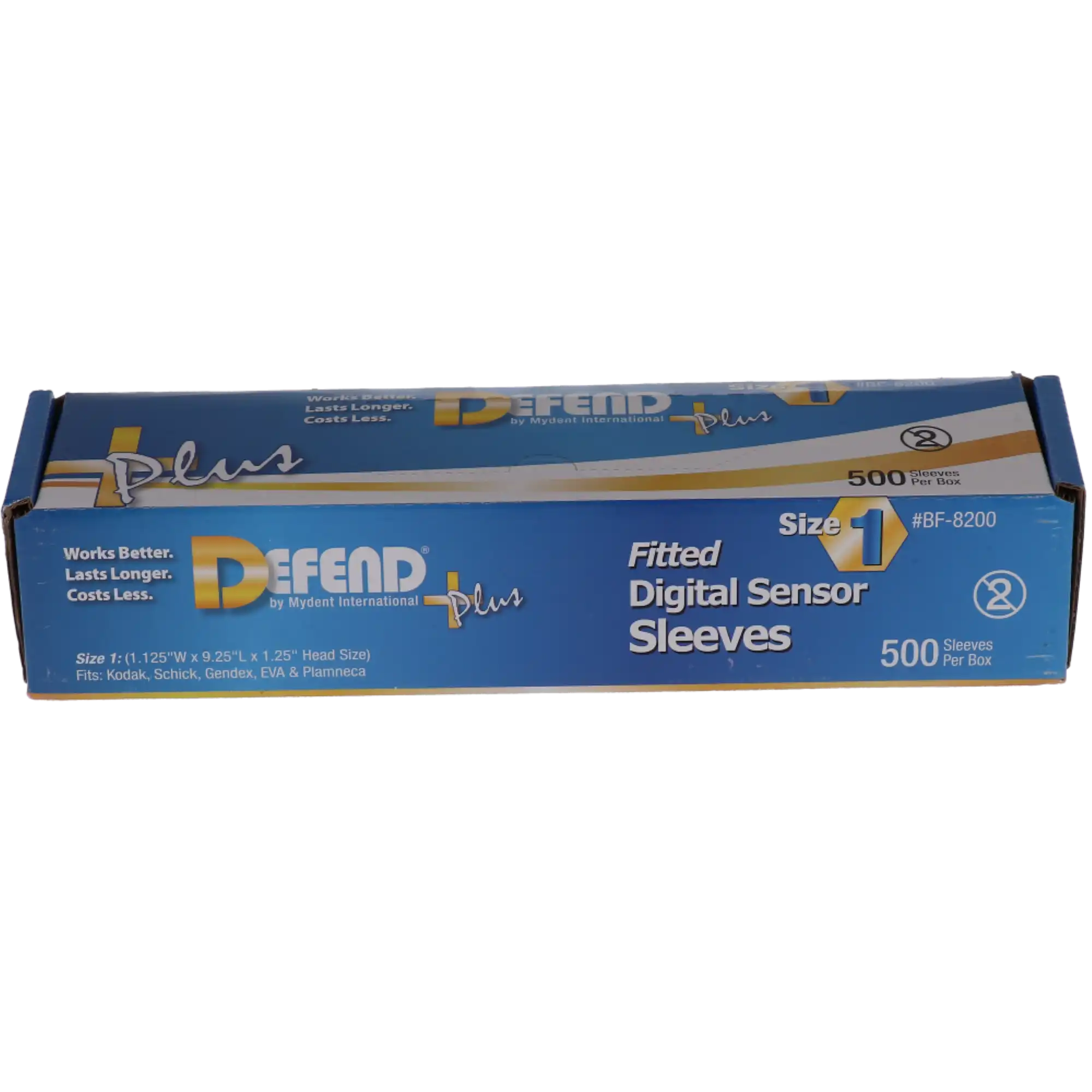 Defend+Plus Fitted Digital X-Ray Sensor Sleeves, Size 1, 1.125"W x 9.25"L, 500/Box, BF8200 thumbnail 4