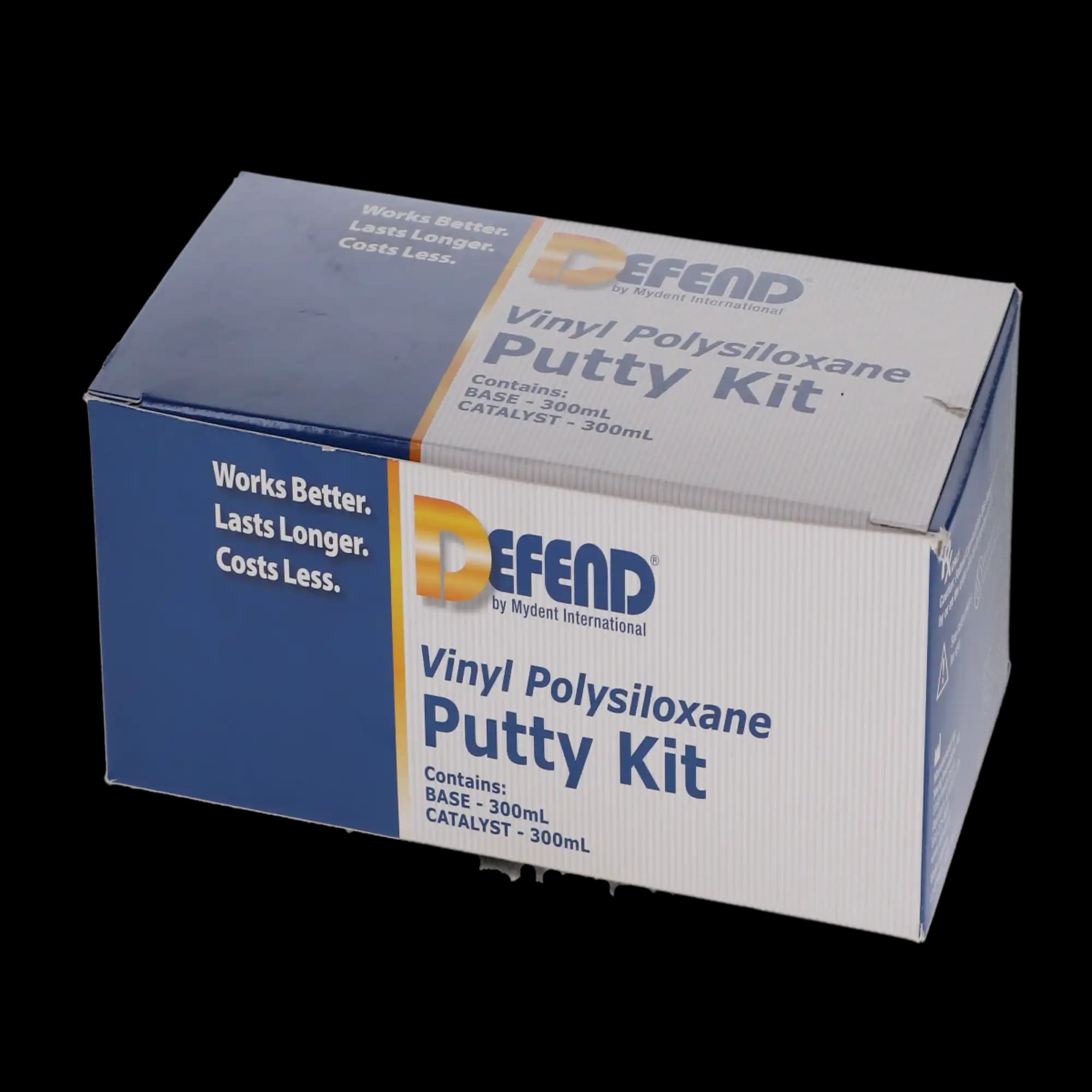 Defend Super Hydrophilic Vinyl Polysiloxane Putty Kit, Regular Set, 2 x 300 mL Jars (Base & Catalyst), VP8006 thumbnail 4