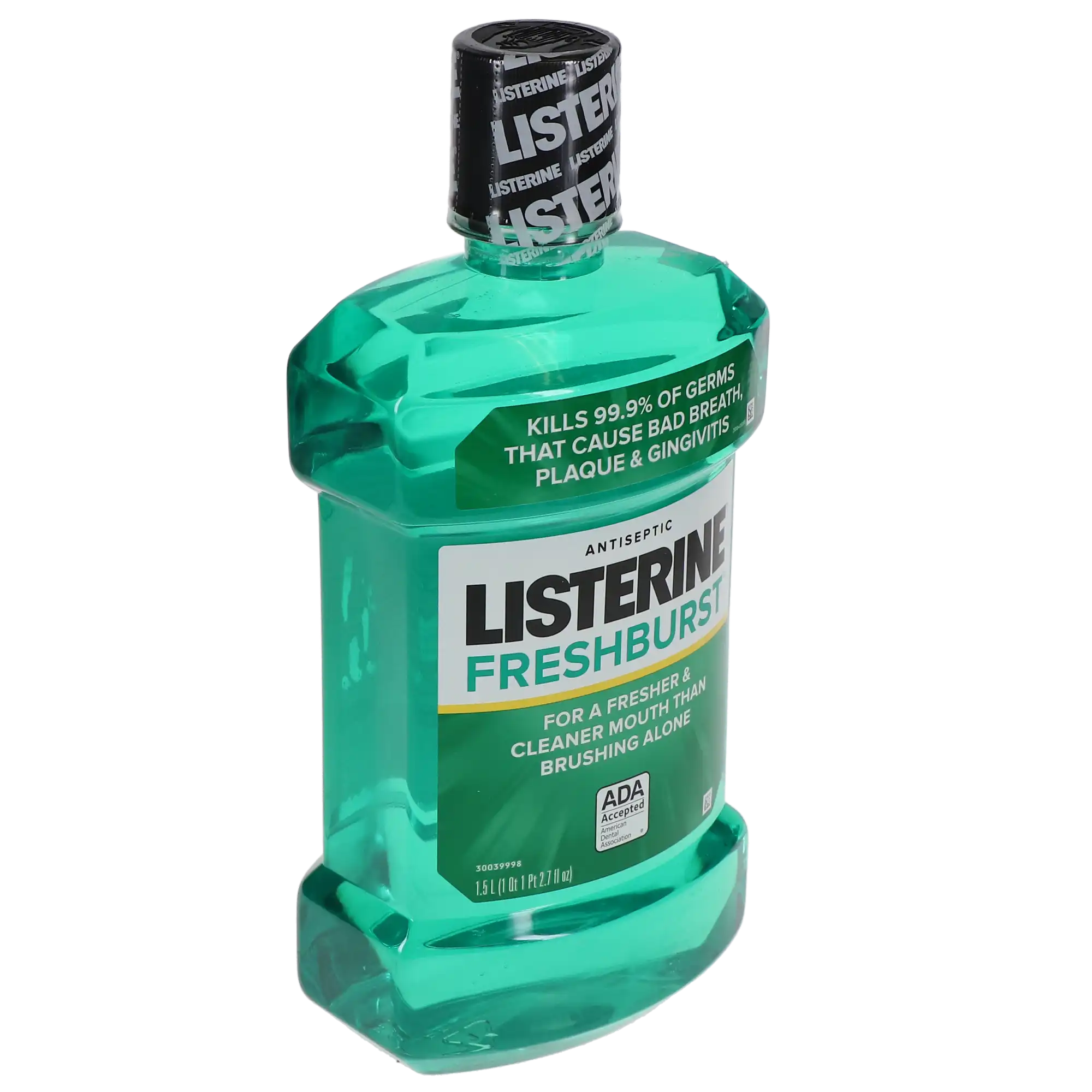 Listerine Fresh Burst Antiseptic Mouthwash, 1.5 L thumbnail 2
