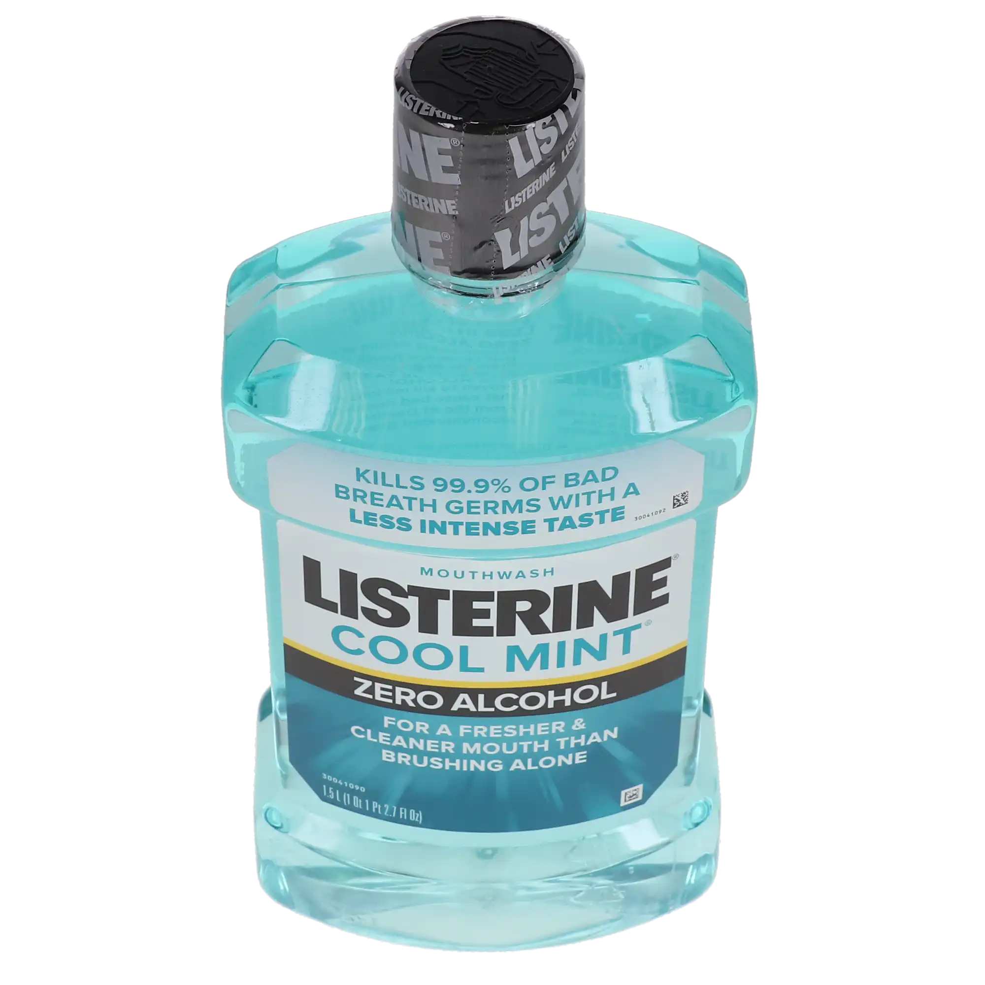 Listerine Zero Mouthwash, Clean Mint, Zero Alcohol, 1.5 L Bottle, 1/Pk, 42834 - Listerine Zero Mouthwash, Clean Mint, 1.5 L, 1/Pk, 42834 - Image 1