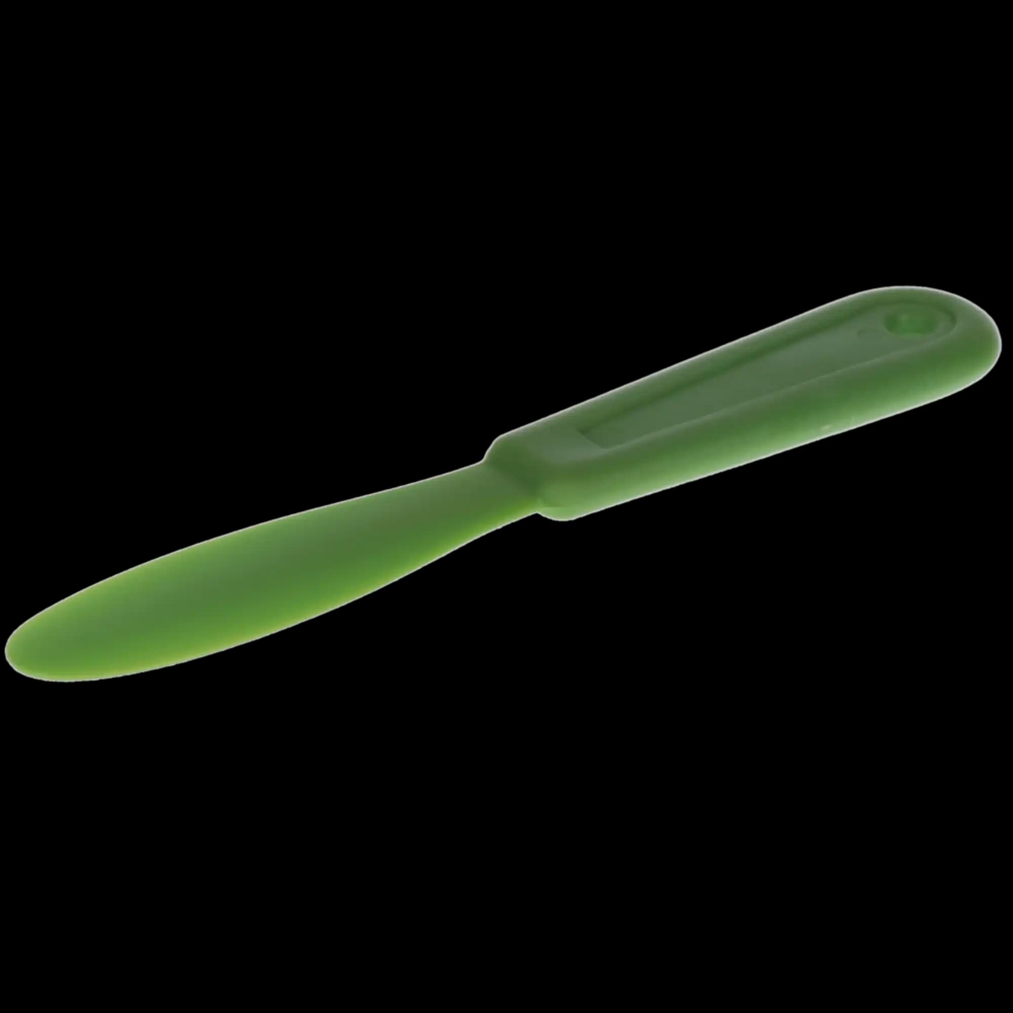 Alginate Spatula, Plastic, Broad Blade, Soft, 7-1/2", Green, 1/Pk, IM573 thumbnail 2