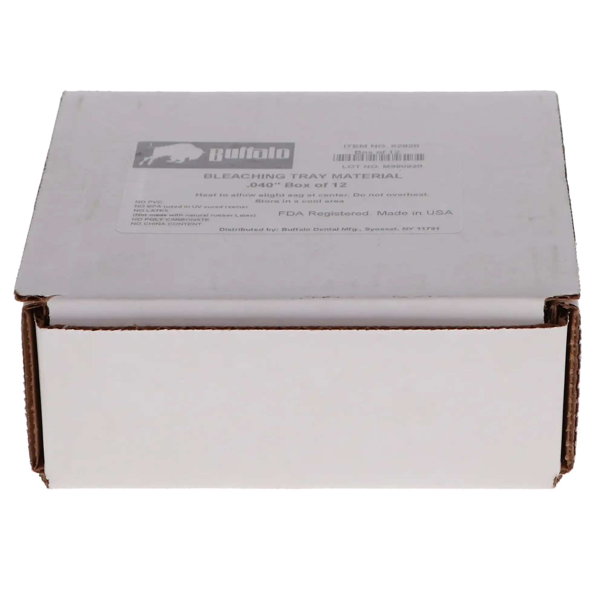 Buffalo Dental Clear Tray Mat 0.040" EVA Vacuum Forming Sheets, 5" x 5", 12/Pack, LA205 thumbnail 6