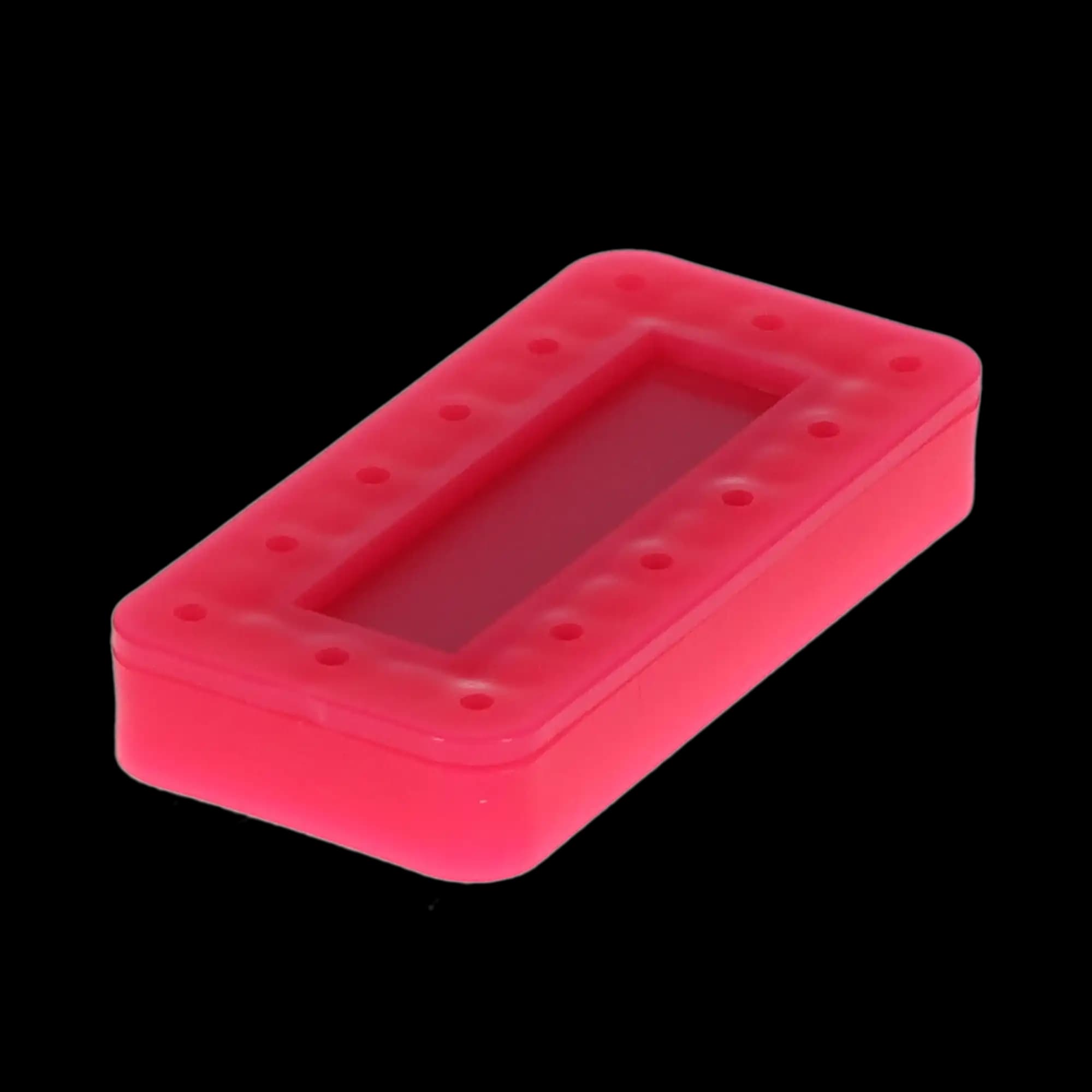Magnetic Bur Block, 14-Hole, Rectangular, Neon Pink, 1/Pk, OR415 thumbnail 5