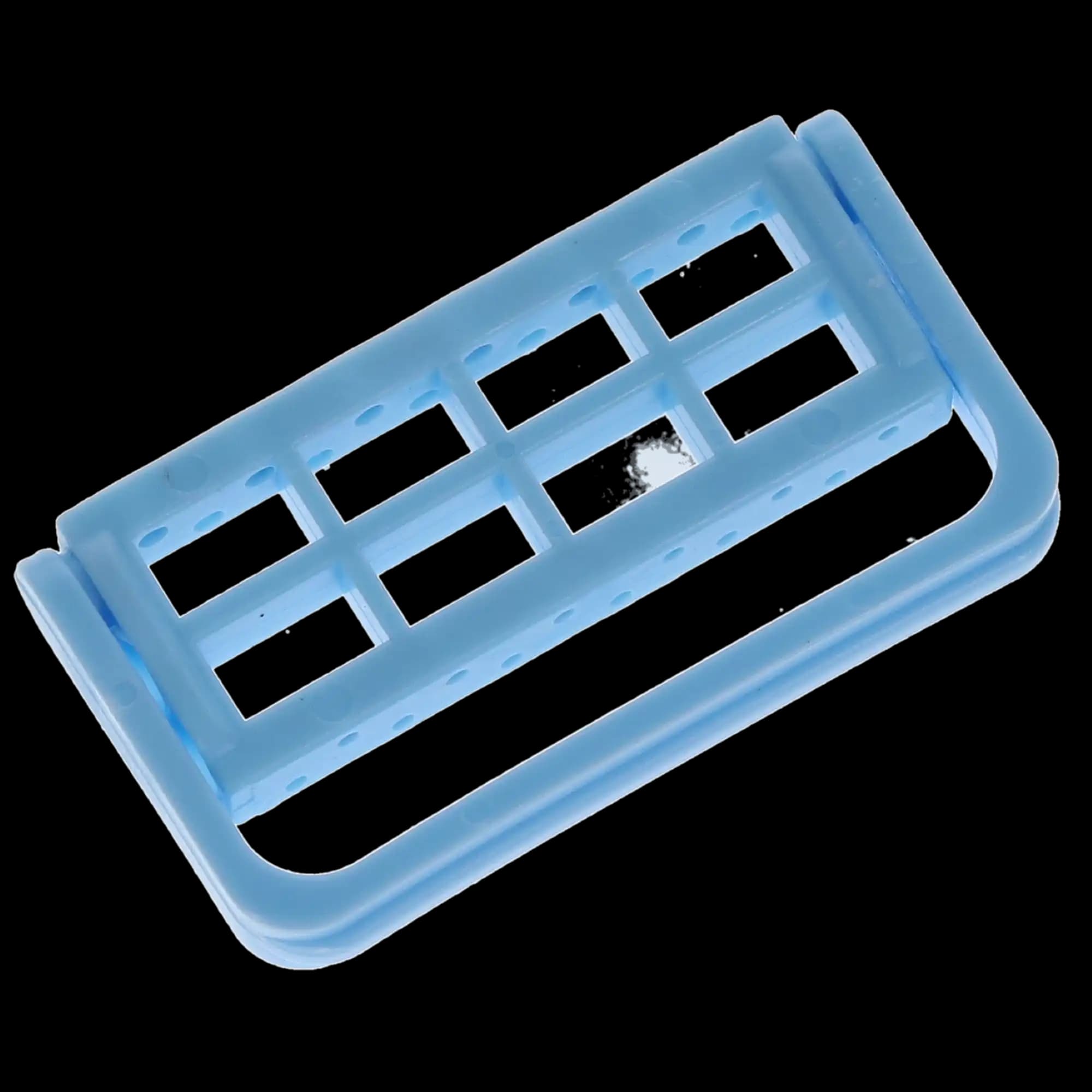 Plasdent Bur Caddy, Autoclavable, 12-Hole, Reversible FG/RA, Adjustable 3-Level Height, Blue, 1/Pk, 400BC-2 thumbnail 3