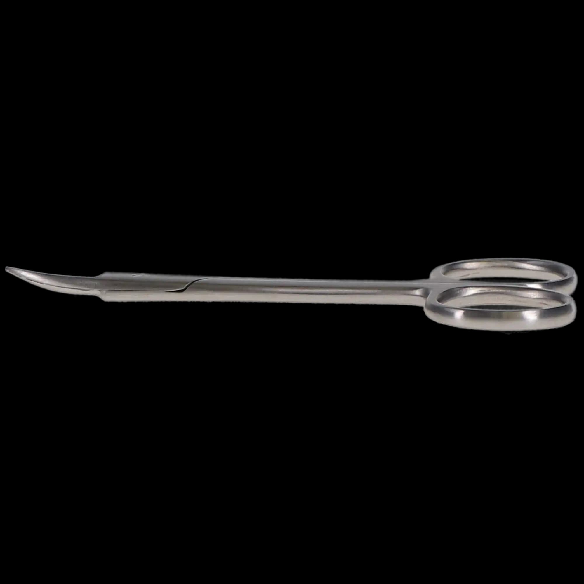 J&J Instruments Crown & Collar Scissors, 4.5" Curved, Stainless Steel, 1 Each, 12-020 - Crown Scissors – 4.5" Curved - Crown Scissors – 4.5" Curved - Image 1