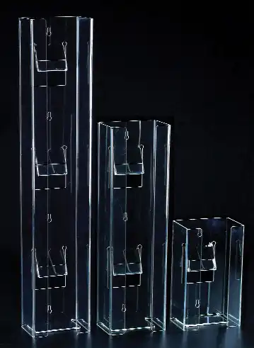 Plasdent Double Glove Dispenser, Vertical, Clear, 1/Pk, IC366 - Double Glove Dispenser, Vertical, Clear, 1/Pk, IC366 - Image 1