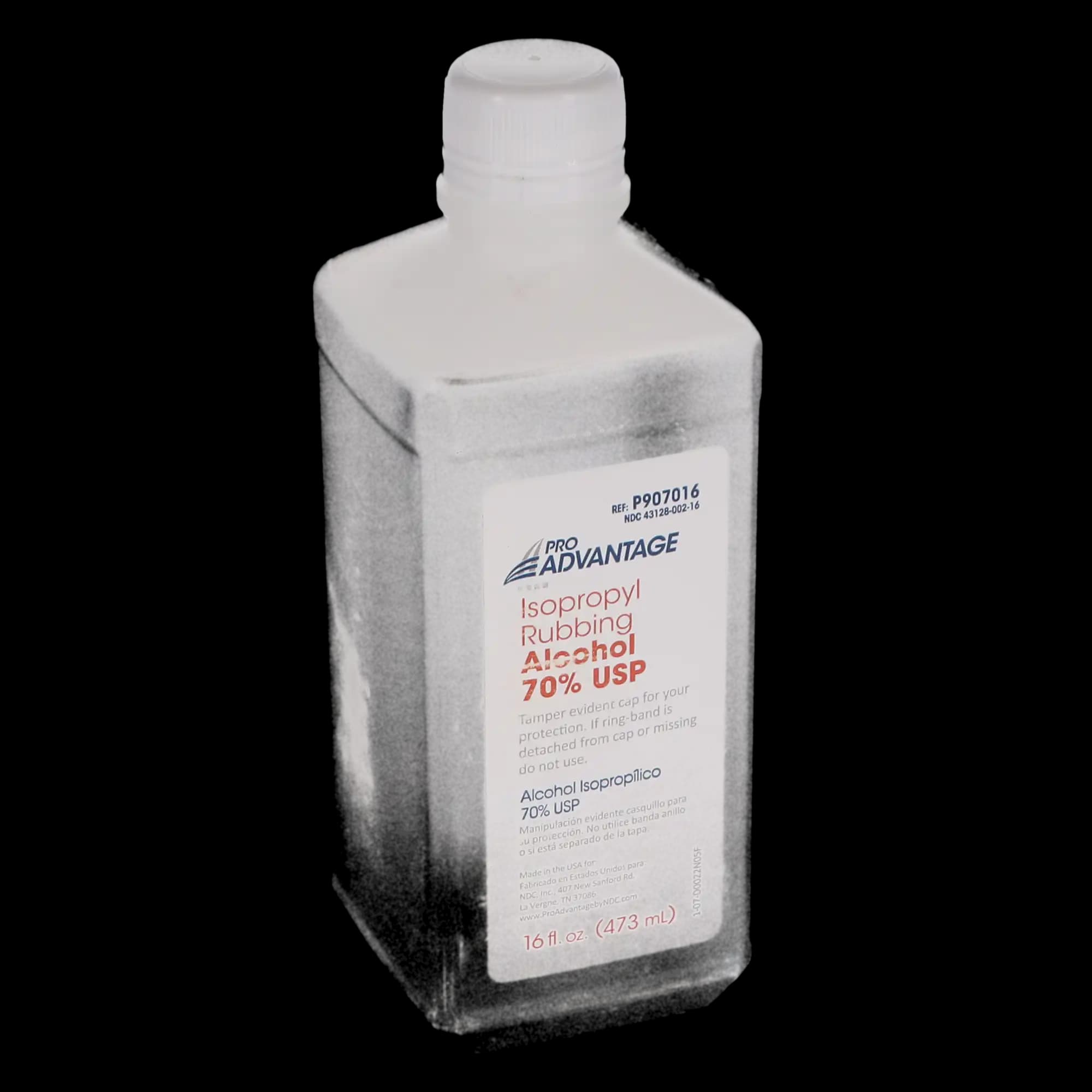 Isopropyl Alcohol 70% Solution, 16 oz Bottle, 1/Pk, MI324 thumbnail 2